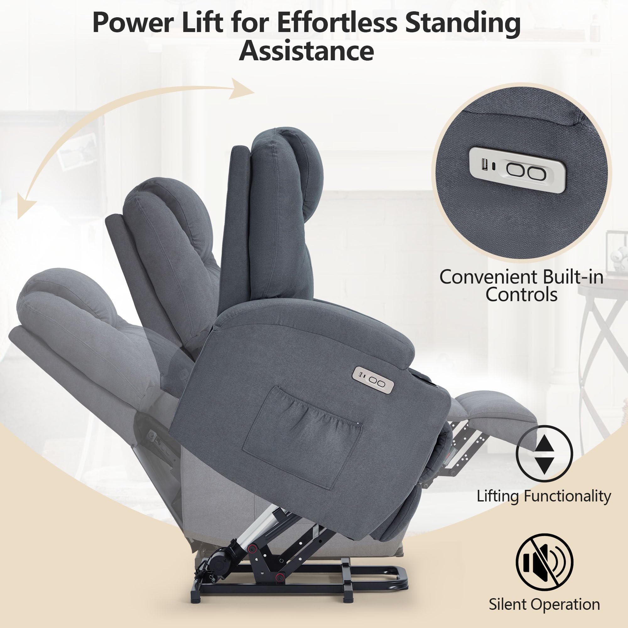 AECOJOY 13037BU-LS01 recliners - View #4