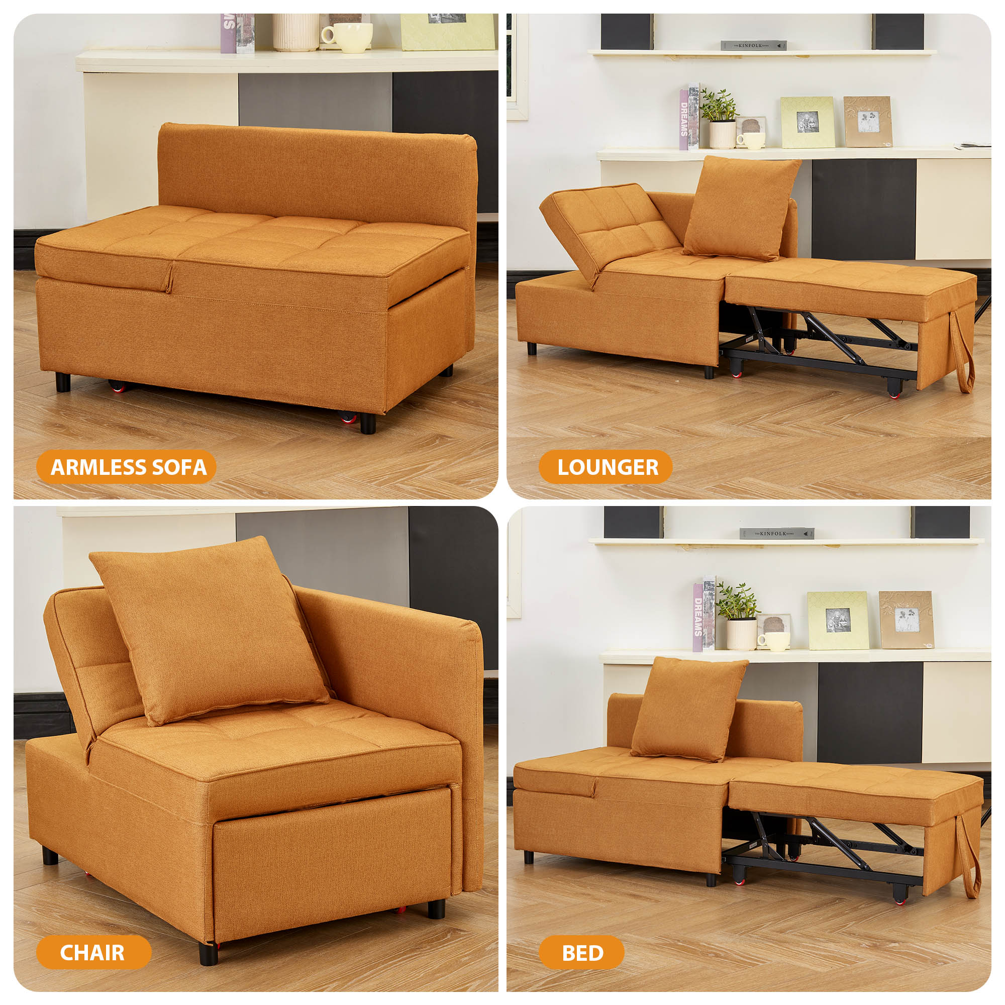 Ainfox WUX023-YE futons - View #2