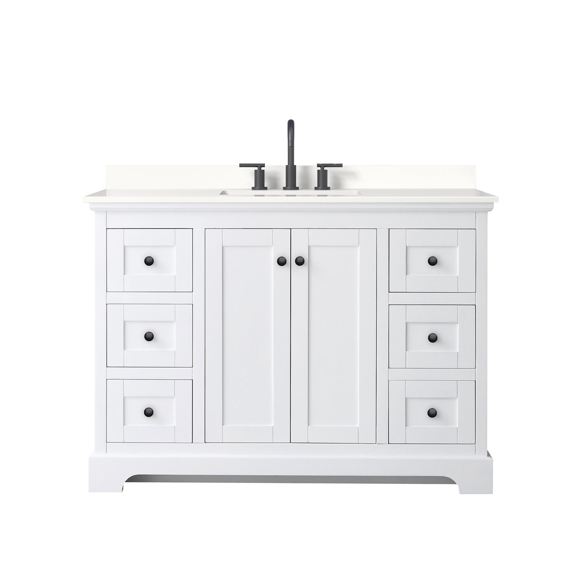 Wyndham Collection WCV232348SWBWQUS3MXX Bath-Vanity-Combo - View #2