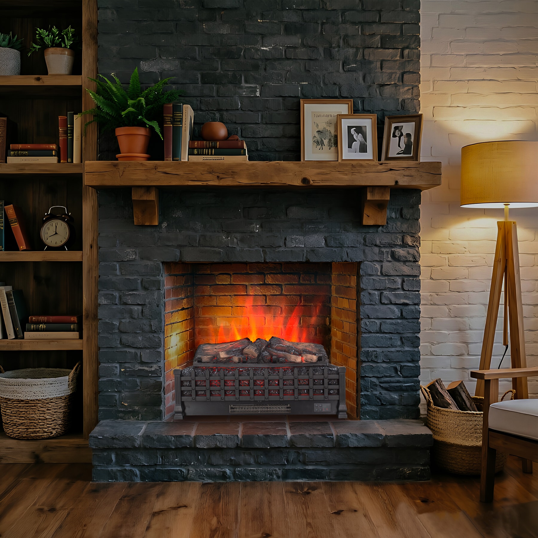 SINOFURN SYC070080BK Electric-Fireplaces - View #3