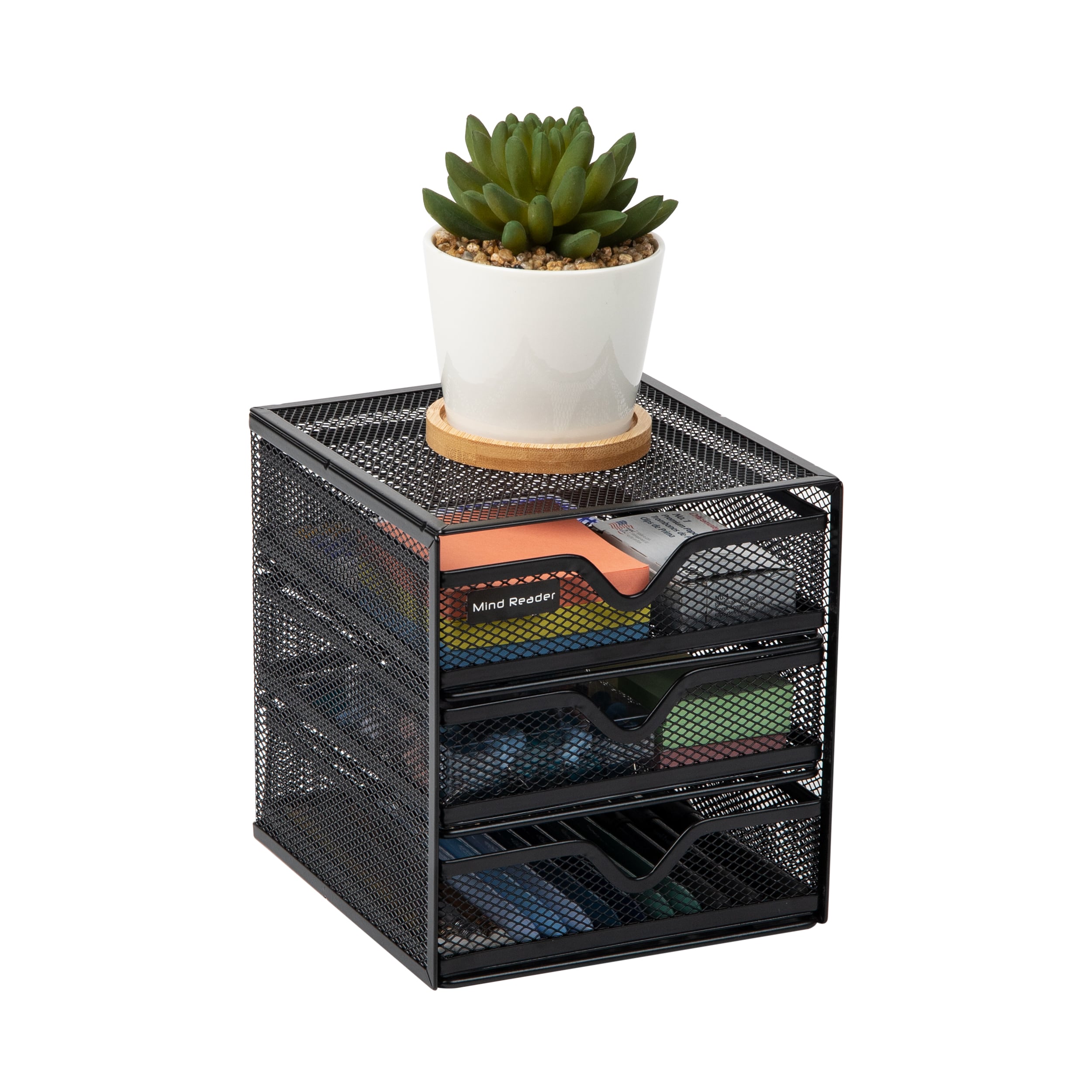 Mind Reader MINMESH3-BLK Desktop-Organizers - View #4