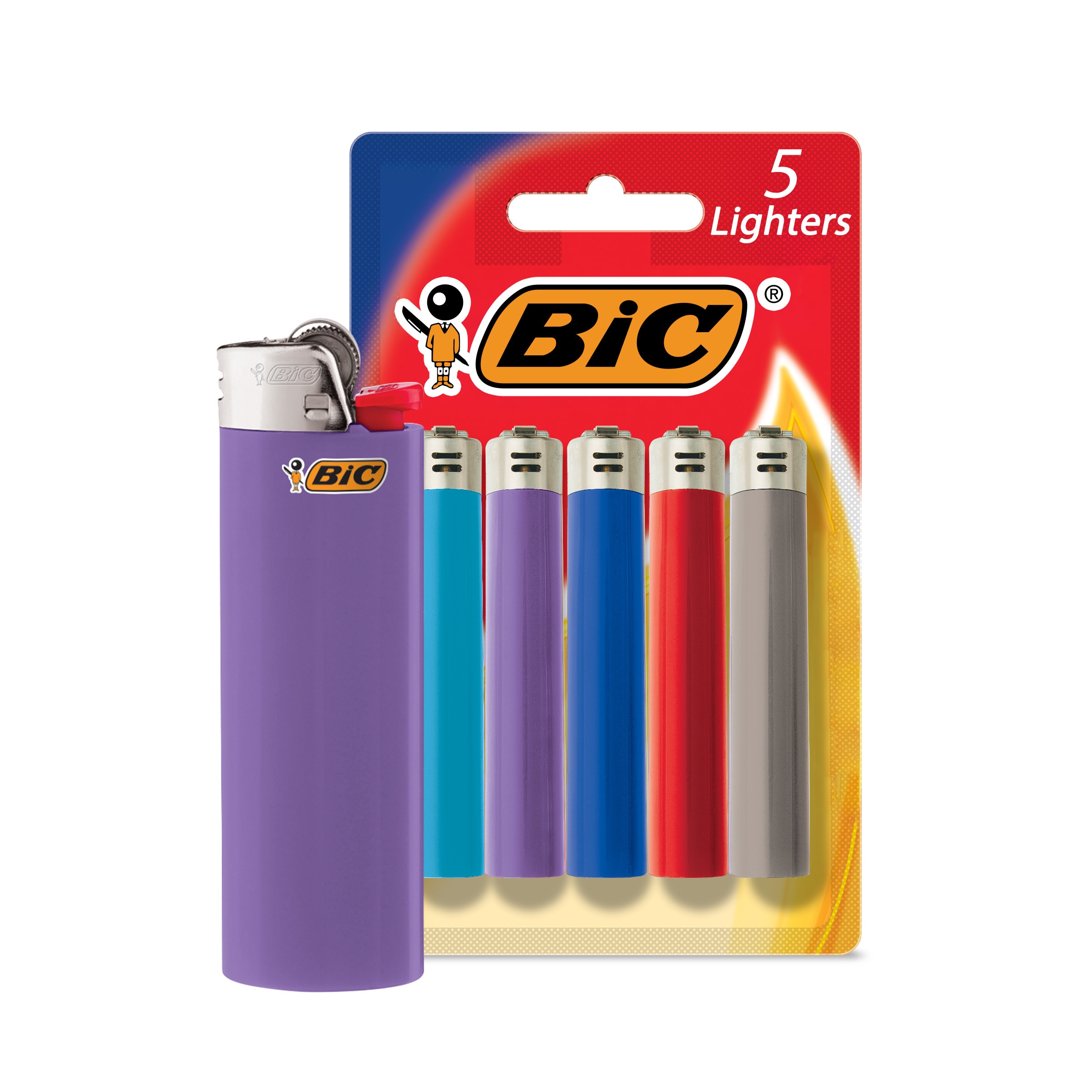 BIC 2-Pack Child-Resistant Lighter - America's #1 Choice for Safety and  Reliability in the Charcoal & Accessories department at