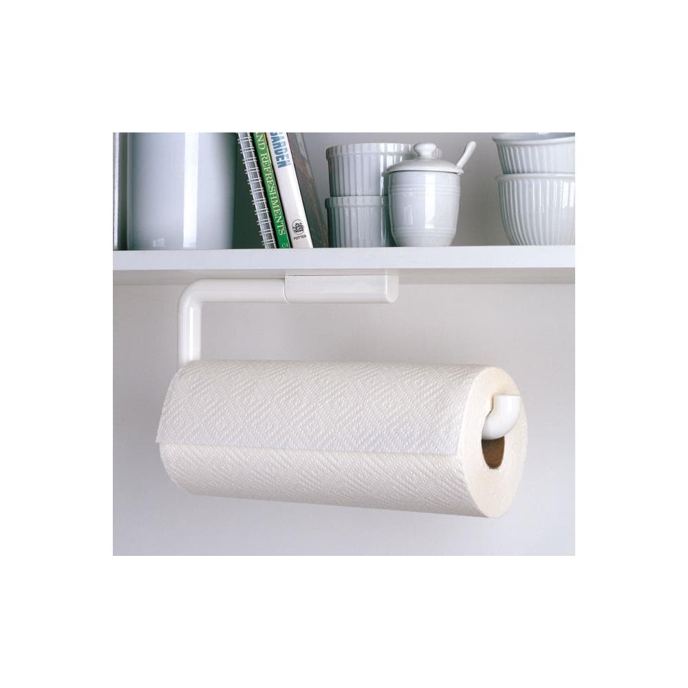 Suction Cup Paper Towel Holder Under Cabinet, No Drilling Plastic Paper  Towel Rack For Kitchen, Reusable Paper Towel Hanger, Wall Mount Paper Towel  Ho
