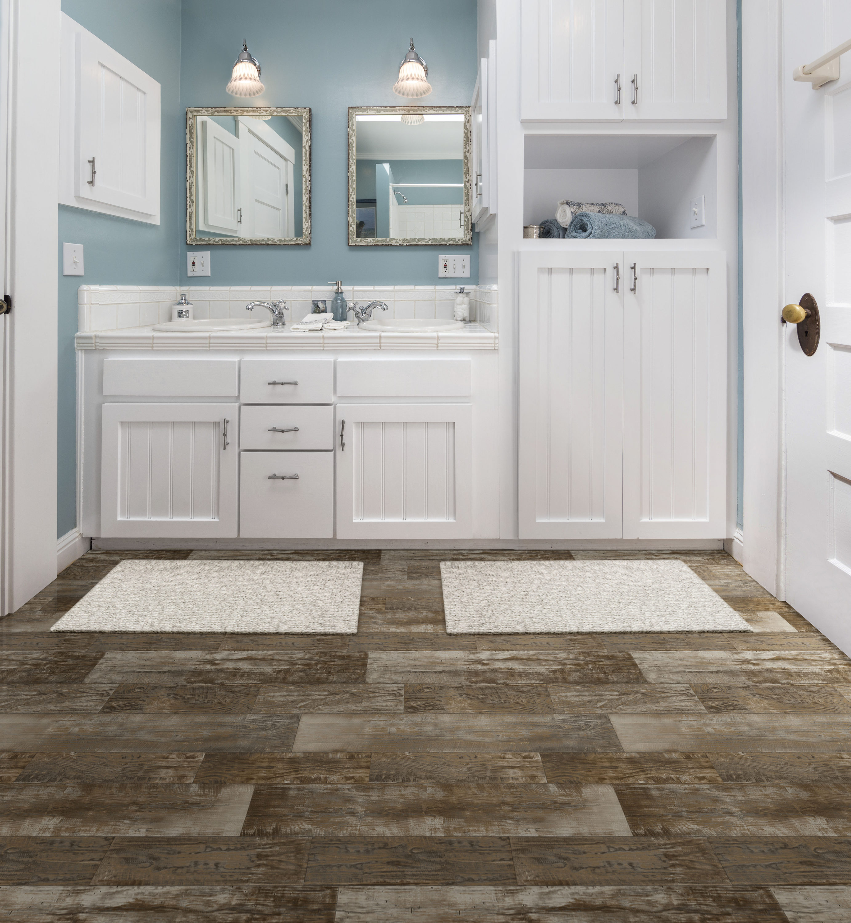 Congoleum AirStep Evolution Colonial Plank 12-ft W x Cut-to-Length Barn Owl Wood Look Low-Gloss Finish Sheet Vinyl