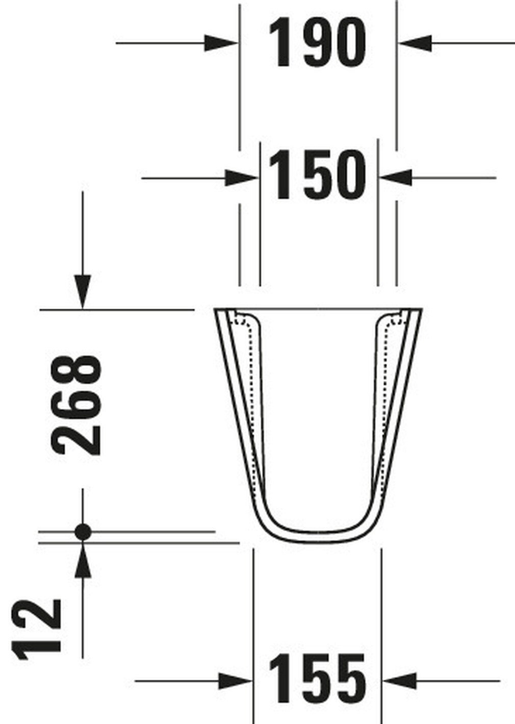 Duravit 08571800002 Sink-Shrouds - View #7