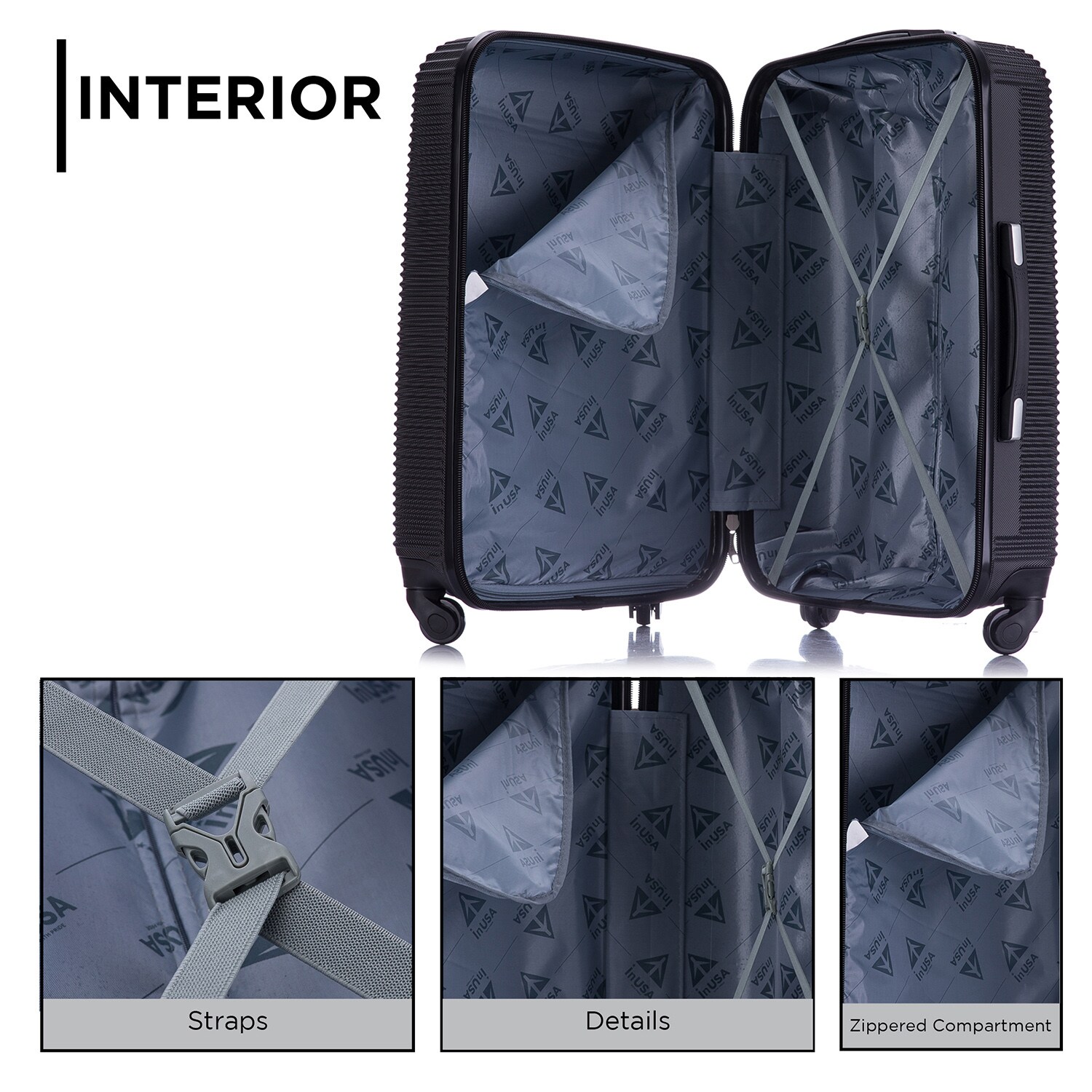 InUSA IUROY00M-BLK Luggage-And-Luggage-Sets - View #8