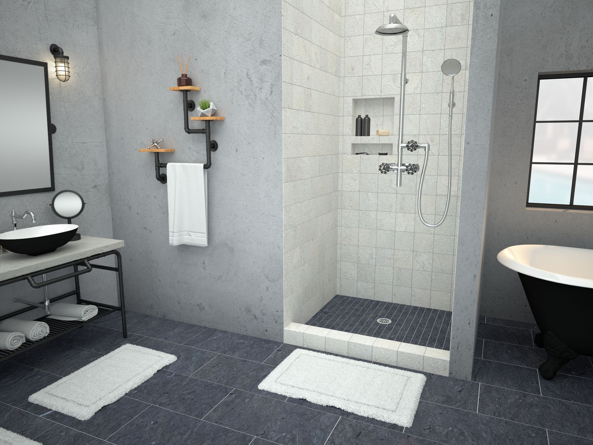 Tile Redi P4848CPVC Shower-Floors - View #4