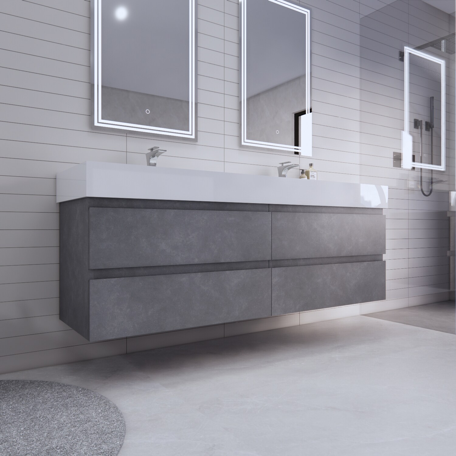 BV Better Vanity BTB-72D-CG Bath-Vanity-Combo - View #4