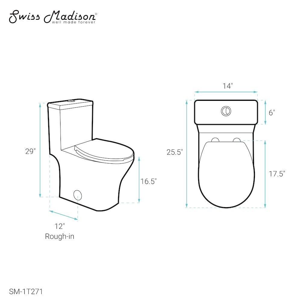 Swiss Madison SM-5-1T271 toilets - View #8