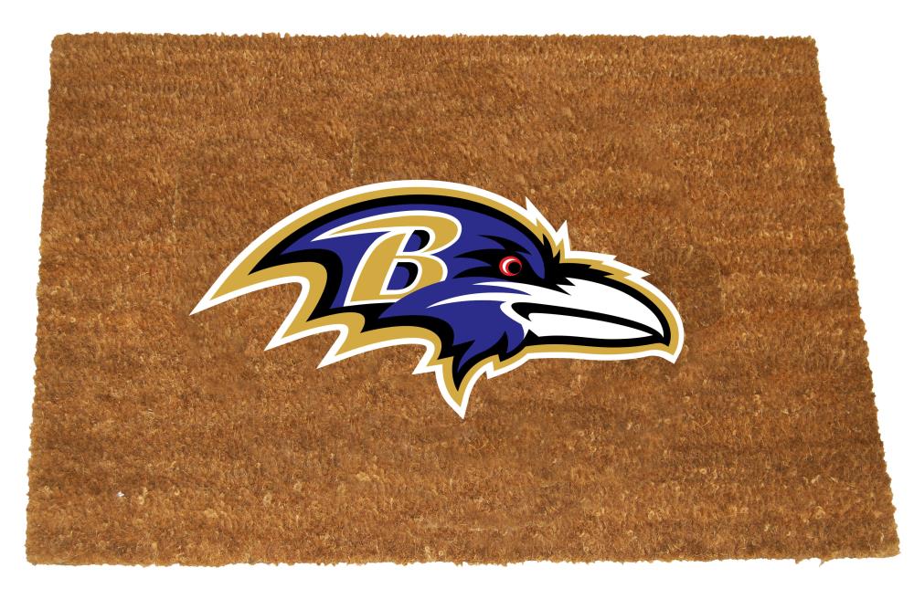 The Memory Company Baltimore Ravens 1-1/2-ft x 2-1/2-ft Interlocking Team  Rectangular Outdoor Decorative Sports Door Mat in the Mats department at