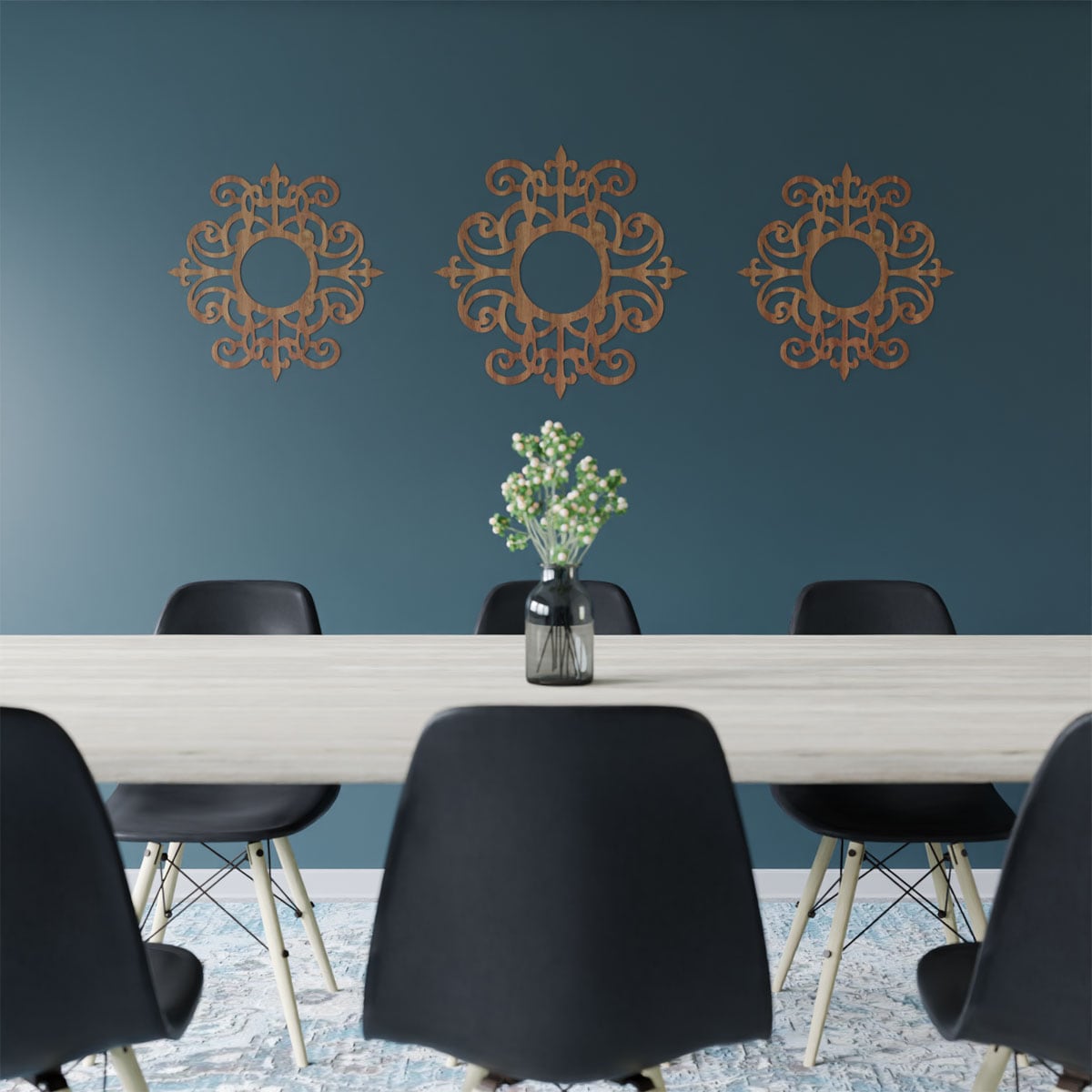 Ekena Millwork CMWP24X24X0250DIWA Ceiling-Medallions - View #6