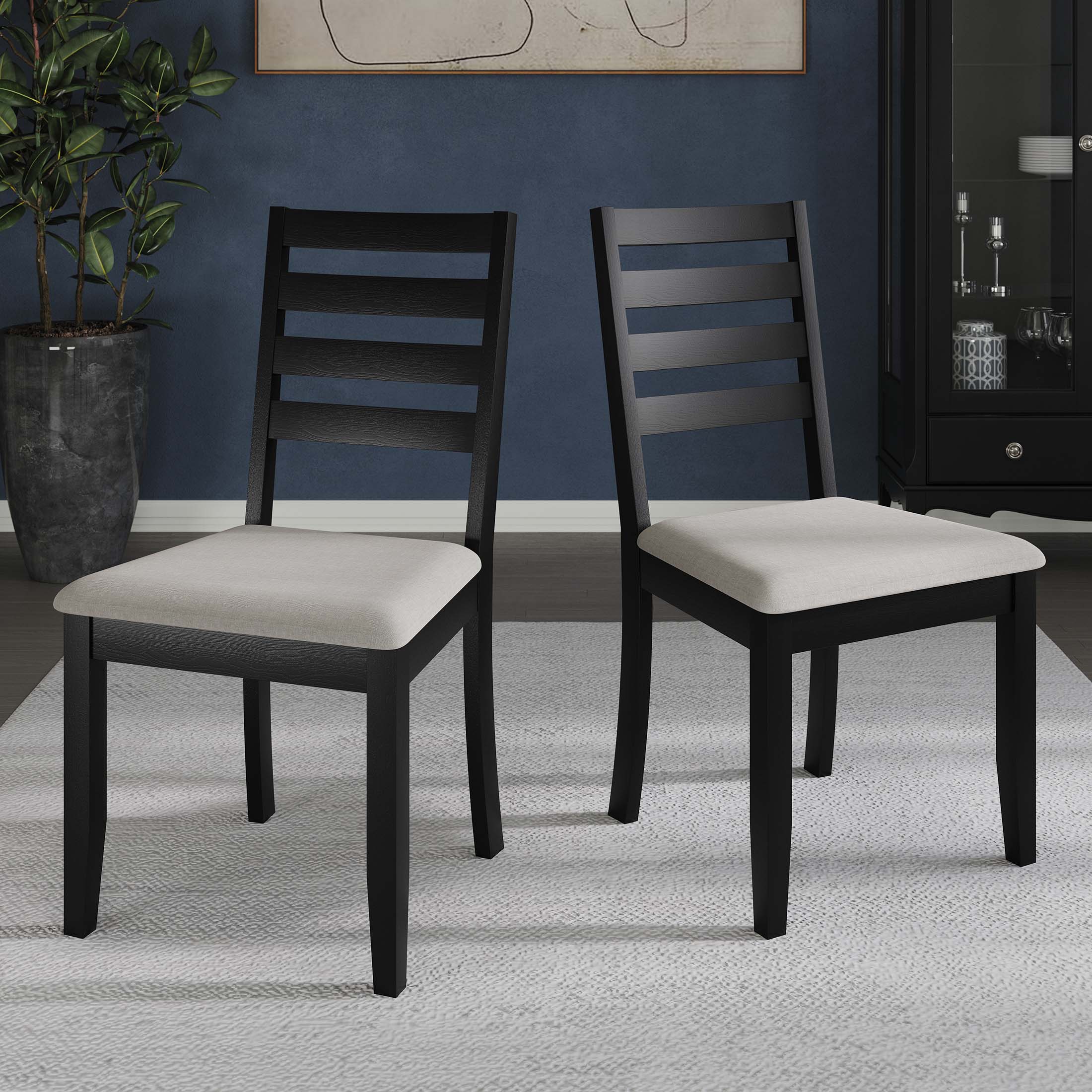 CasePiece C3064US-BK-WD-2X Dining-Chairs - View #2