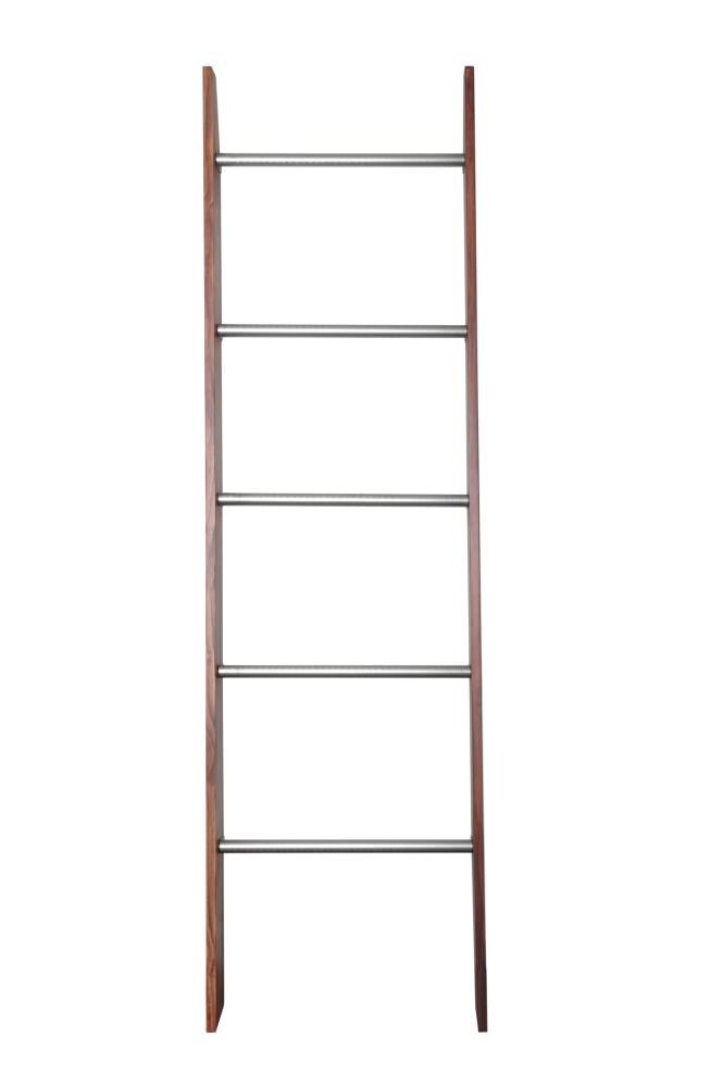 BrandtWorks 219L Dark Brown Leaning Blanket Ladder
