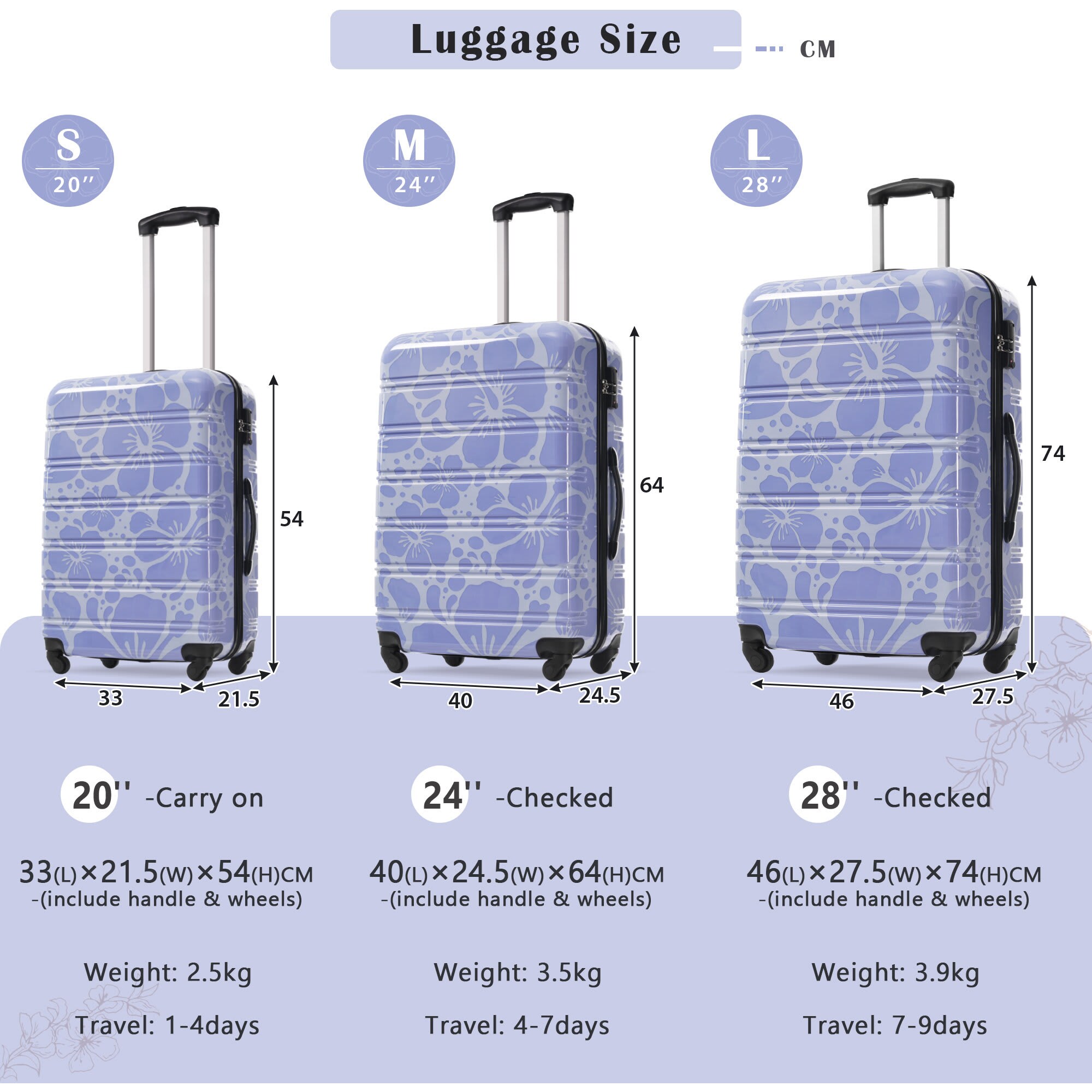 Etokfoks LET0207L50 Luggage-And-Luggage-Sets - View #2