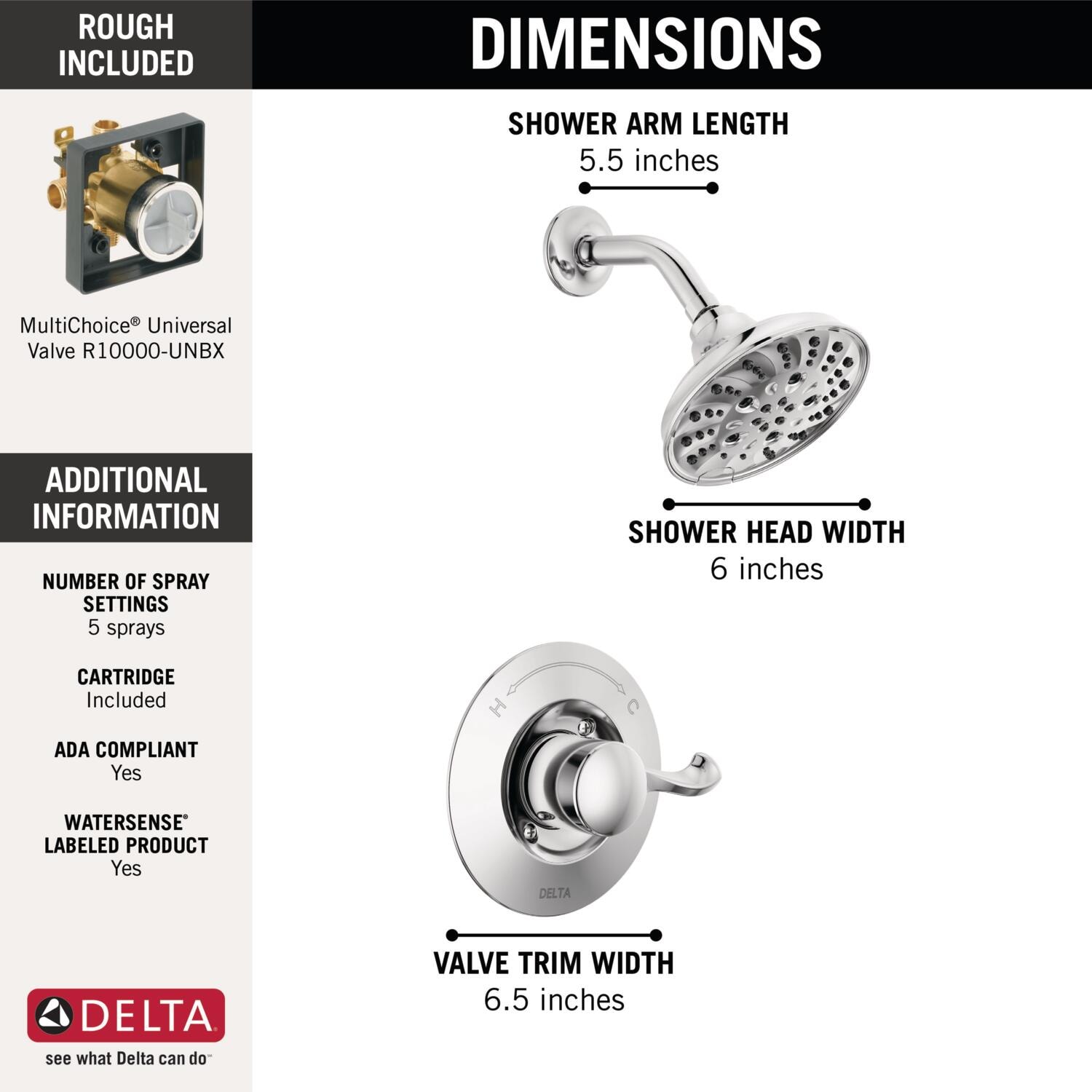 Delta 142897 Tub-Shower-Faucets - View #3