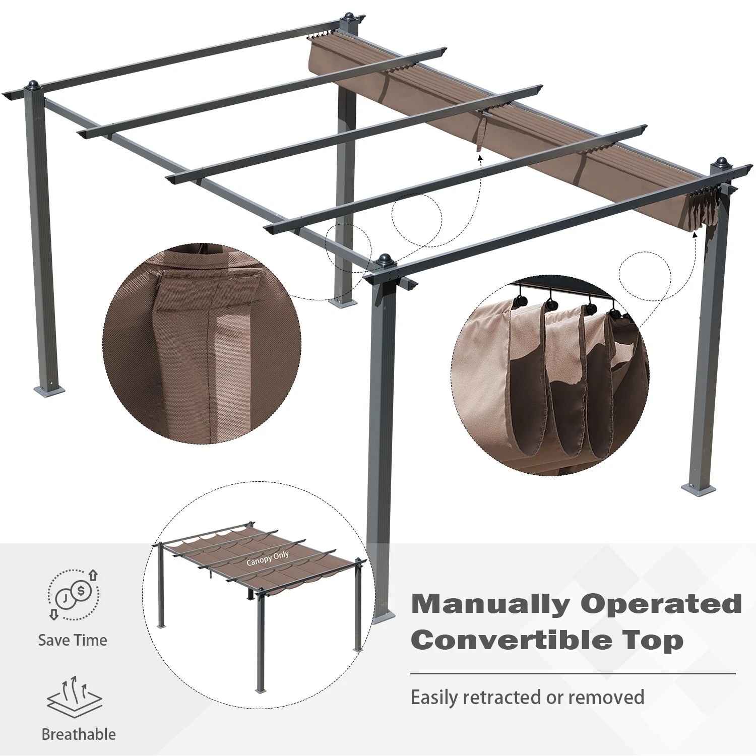 Aoodor A129-PKIKI Canopy-Parts-Acc - View #6