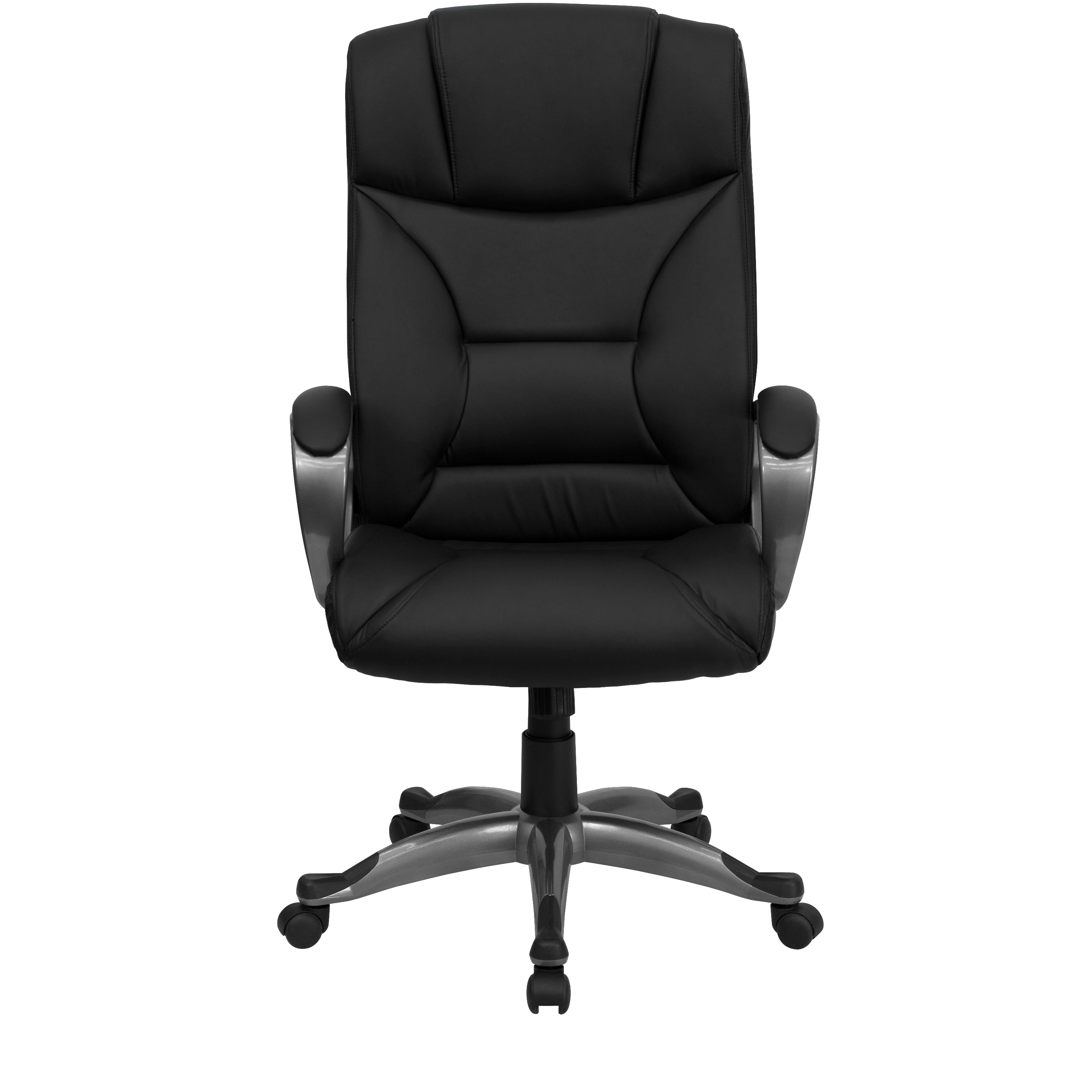 Ergonomic High Back Black LeatherSoft Swivel Executive Chair