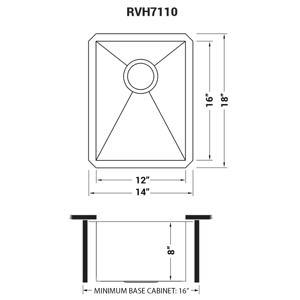 Ruvati RVH7110 Kitchen-Sinks - View #14