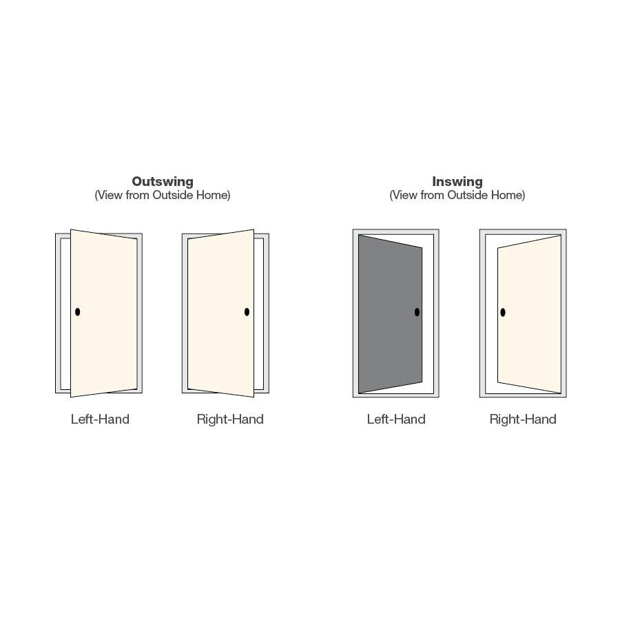 Therma-Tru Benchmark Doors 72-in x 80-in Blinds Between The Glass Ready ...