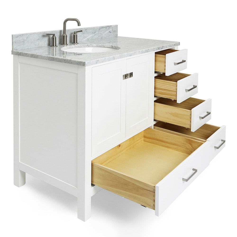 ARIEL A043SLCW2OVOWHT Bath-Vanity-Combo - View #5