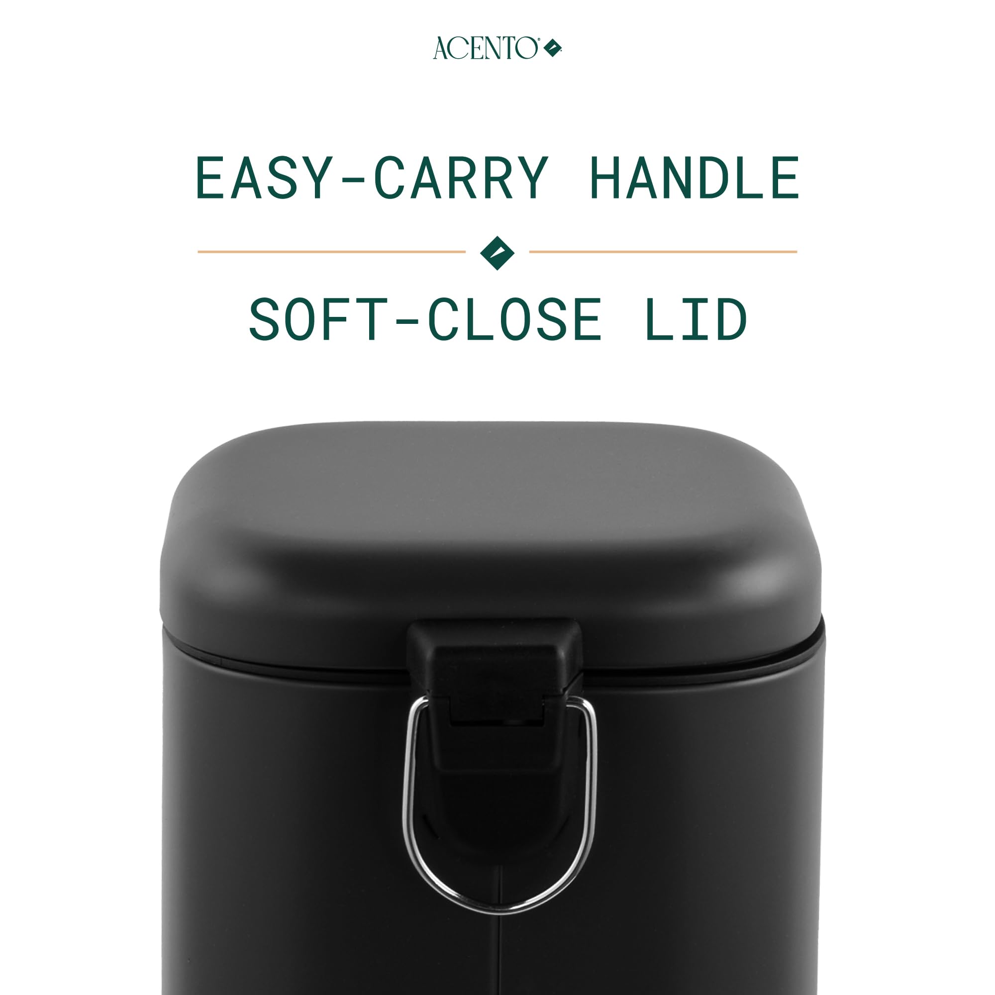 ACENTO WB425MBK wastebaskets - View #2