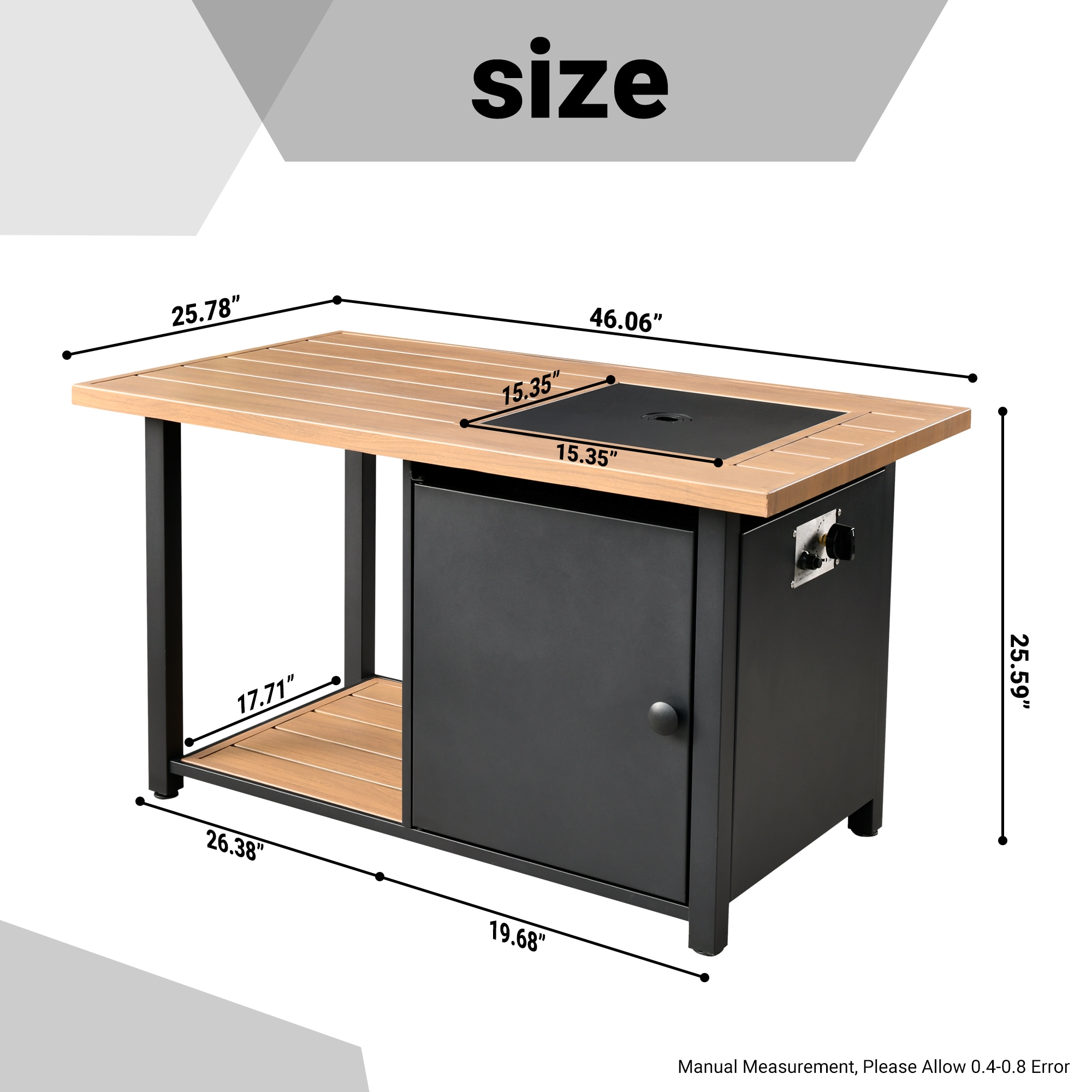 weaxty HMBGYM81011 Outdoor-Gas-Firepits - View #7