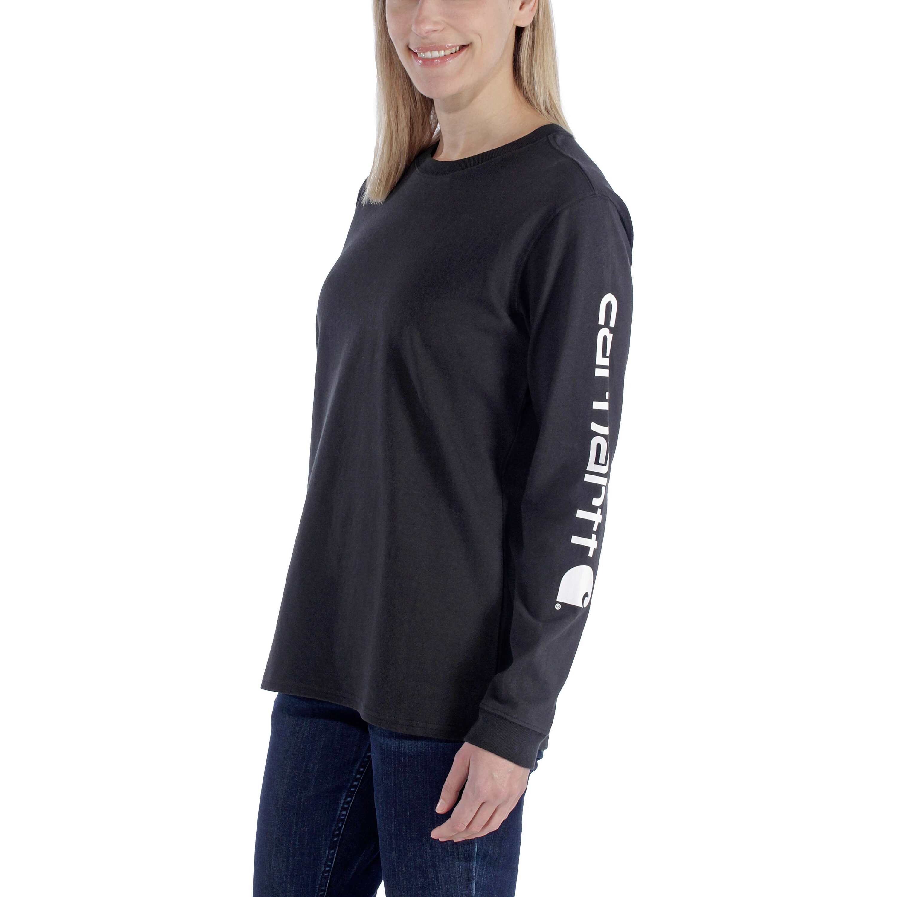 Carhartt Women's Jersey Long Sleeve T-shirt (Small) in the Tops & Shirts  department at