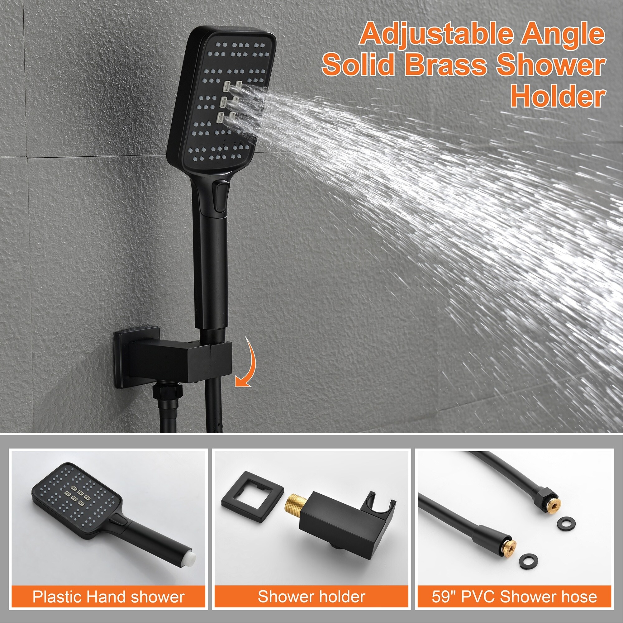 Boyel Living BL33002B Showerhead-Bar-Panels - View #8