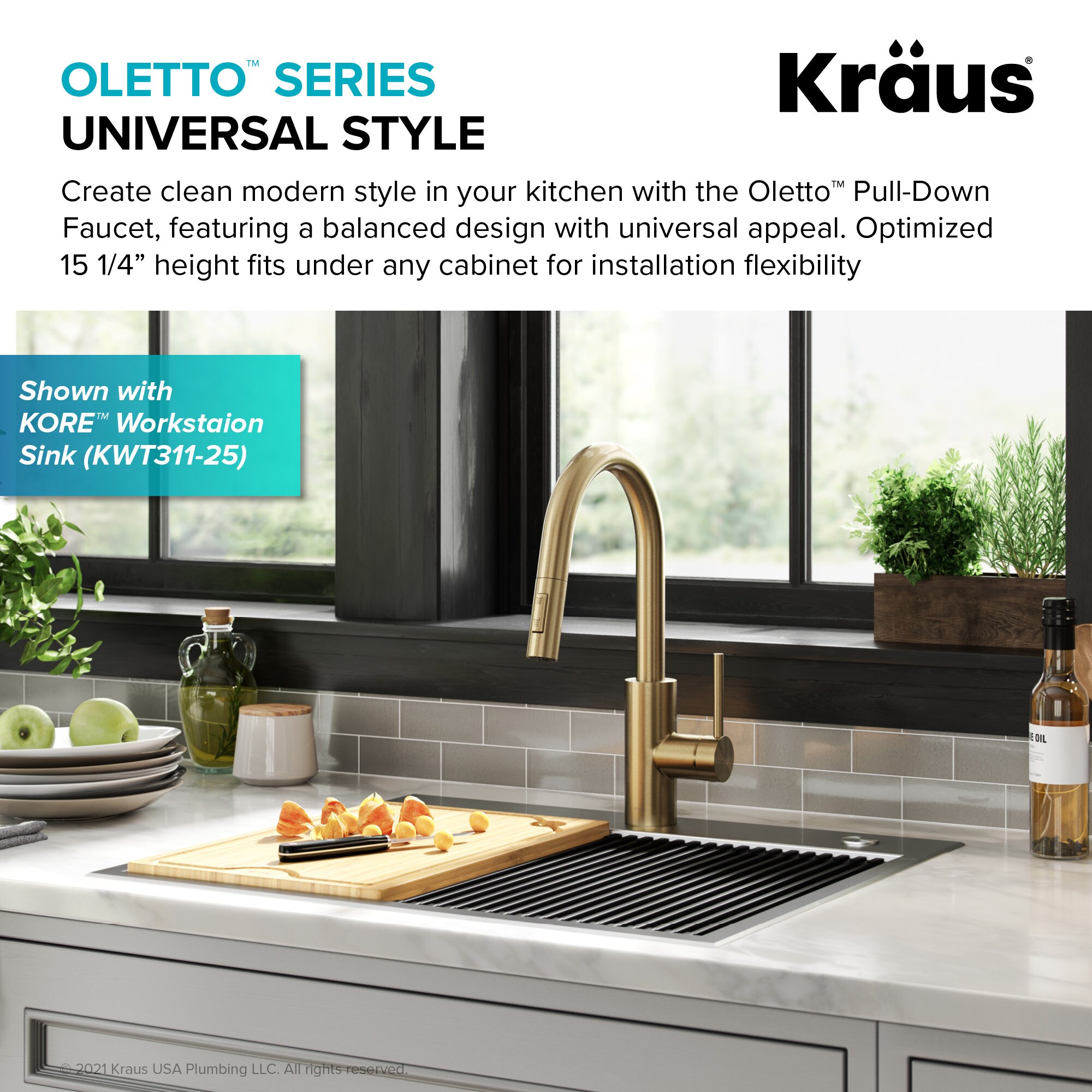 Kraus KPF-2620SFACB Kitchen-Faucets - View #5