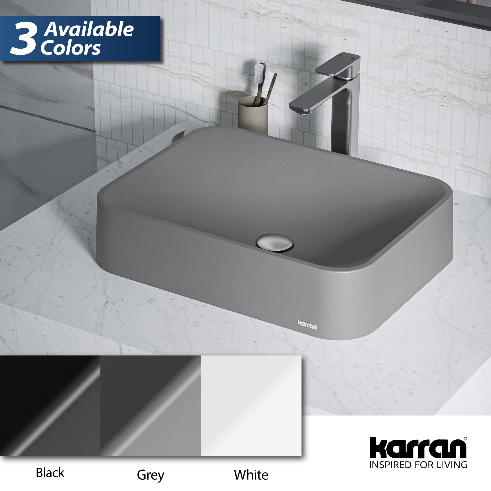 Karran SQS200GR Bath-Sink - View #8