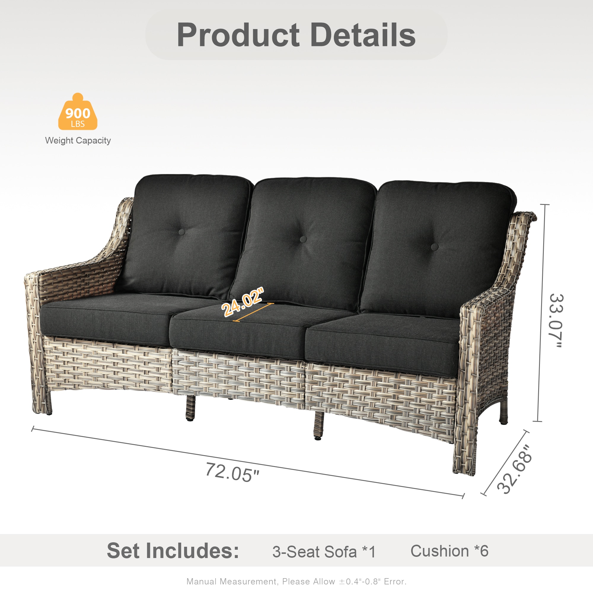 weaxty HMBPAD100-1 Patio-Sofas-Daybeds - View #4