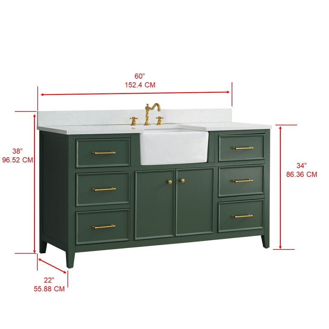Sudio Design CASEY-60EG-S Bath-Vanity-Combo - View #15