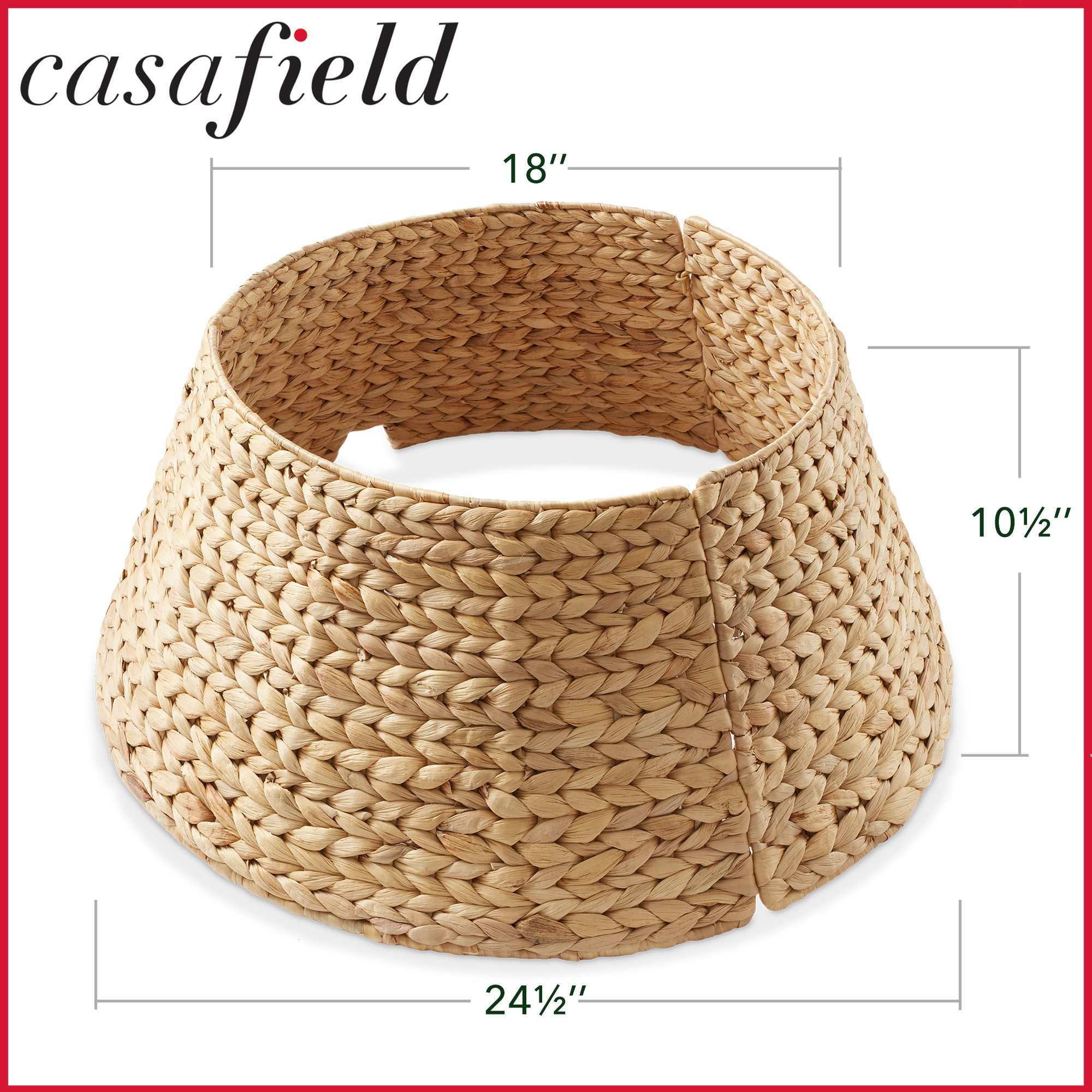 Casafield SZN-CLR-2418-NAT Tree-Skirts - View #7