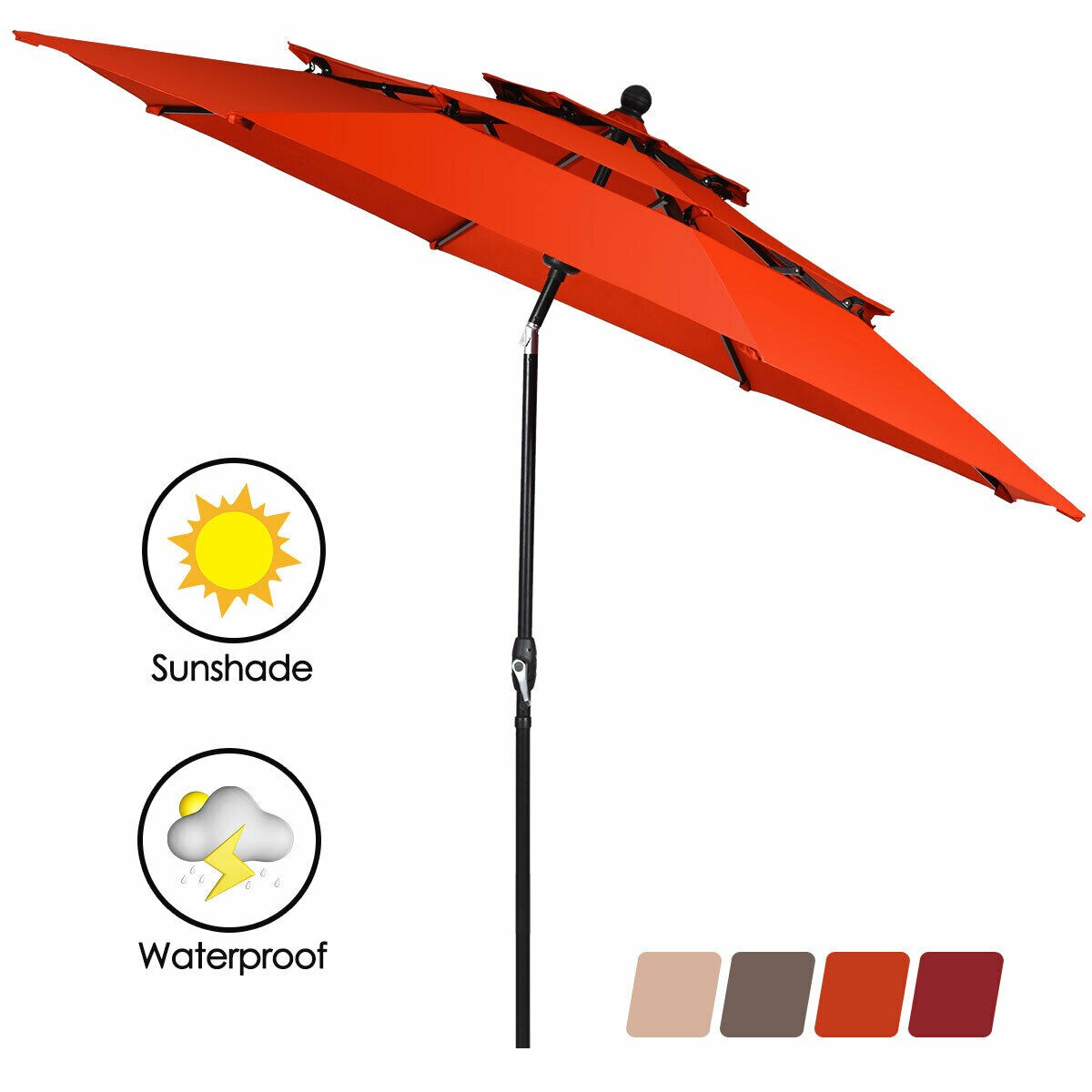 Clihome CWCH-OP3928OR Umbrellas-2 - View #10