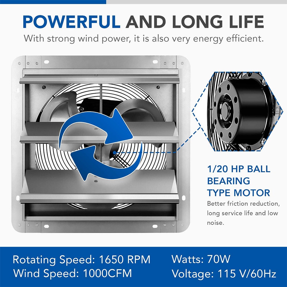 EXTRAUP YHLHIFANXEXHAUST14 Wall-Mounted-Fans - View #6