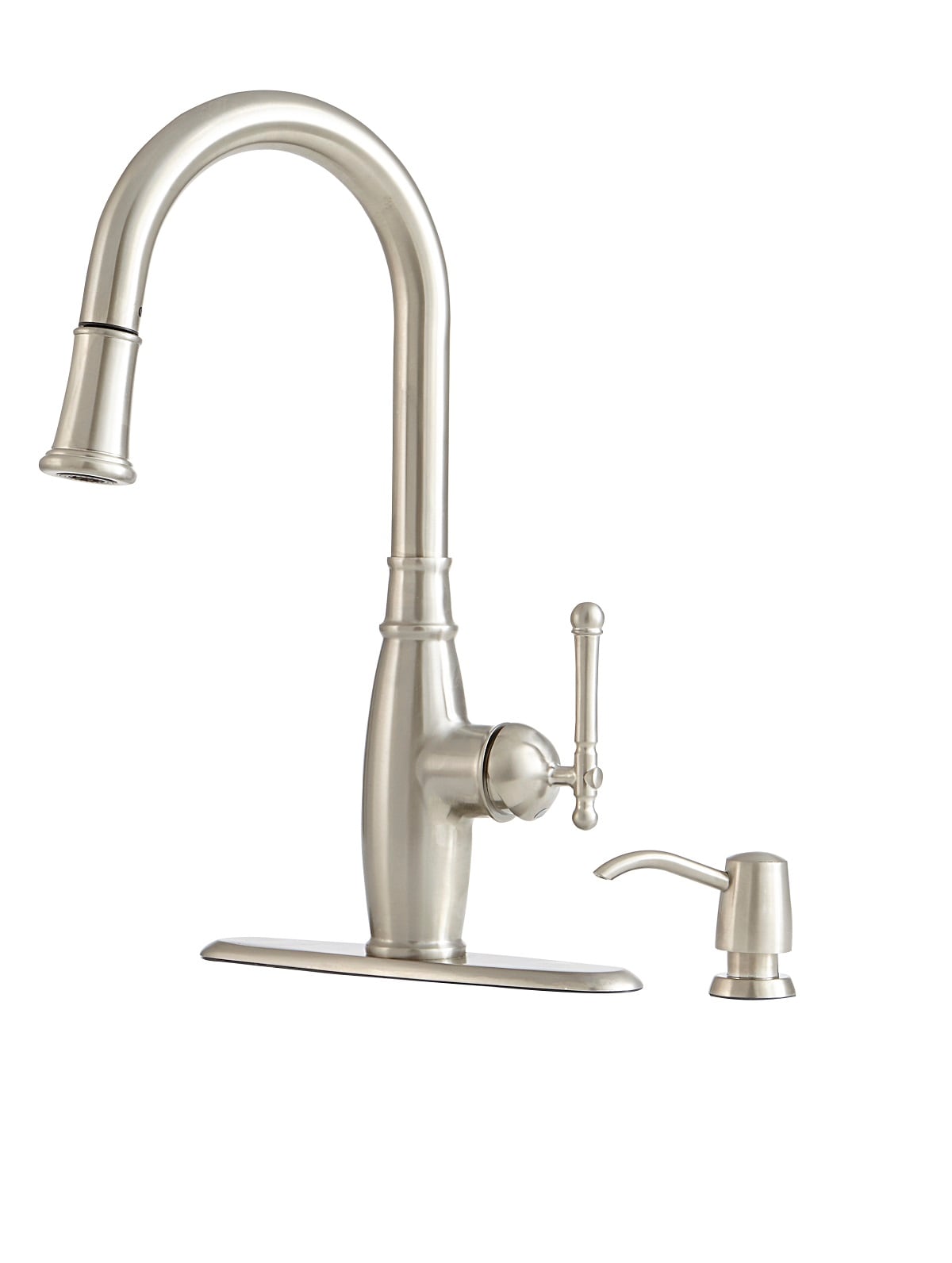 Giagni Vivace Stainless Steel Single Handle Pull-down Kitchen Faucet ...