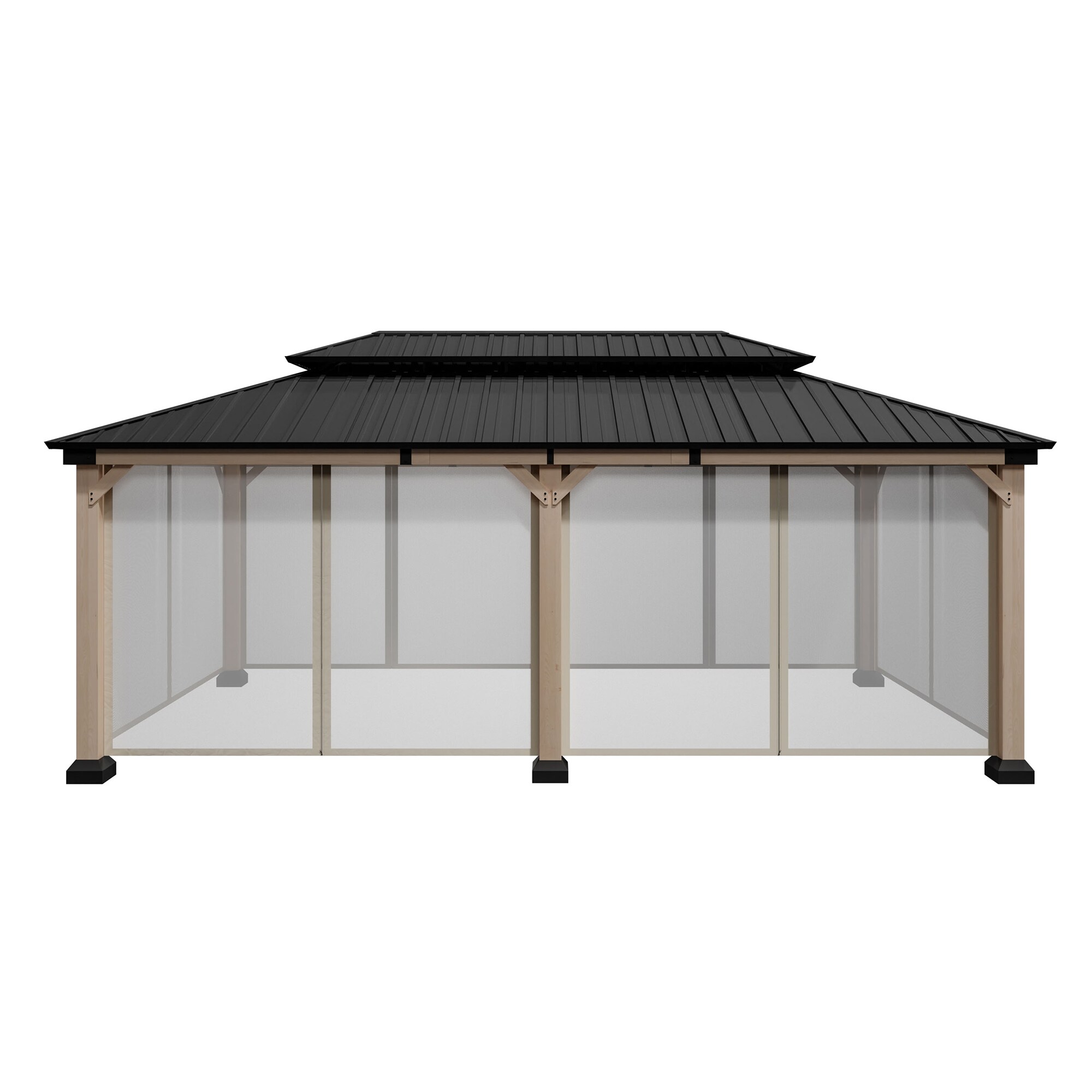 Clihome CL-M1220140-N Wood-Resin-Gazebos - View #2