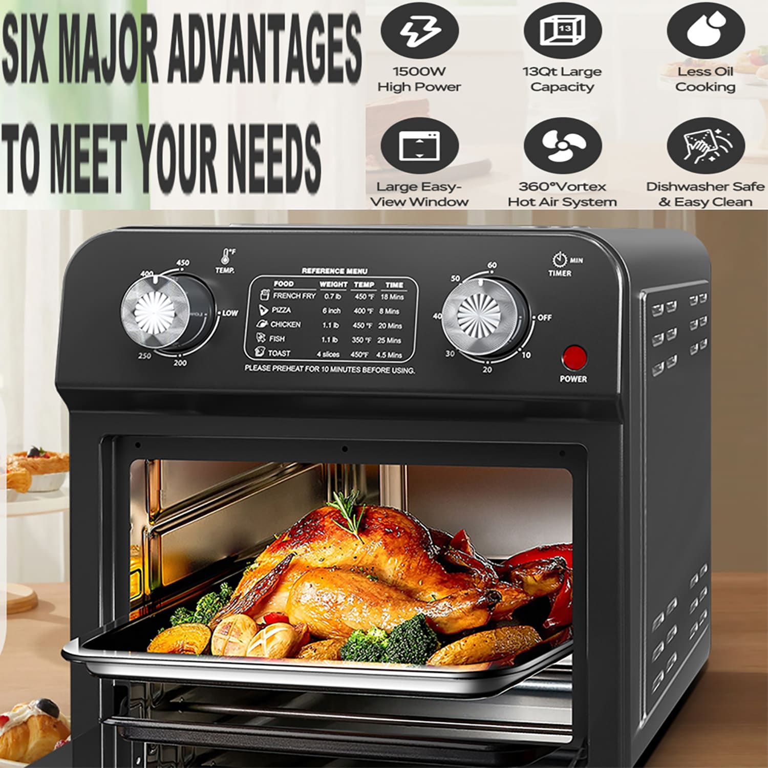GZMR HYCC-24831BK-LC Countertop-Toaster-Ovens - View #3