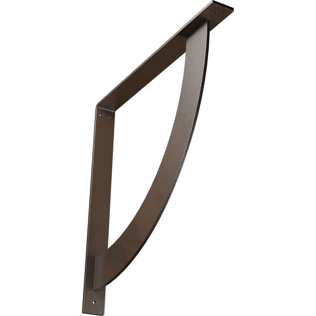 Ekena Millwork BKTM02X20X20BUHBR Bulwark 20-in x 2-in x 20-in Brown Steel Countertop support bracket