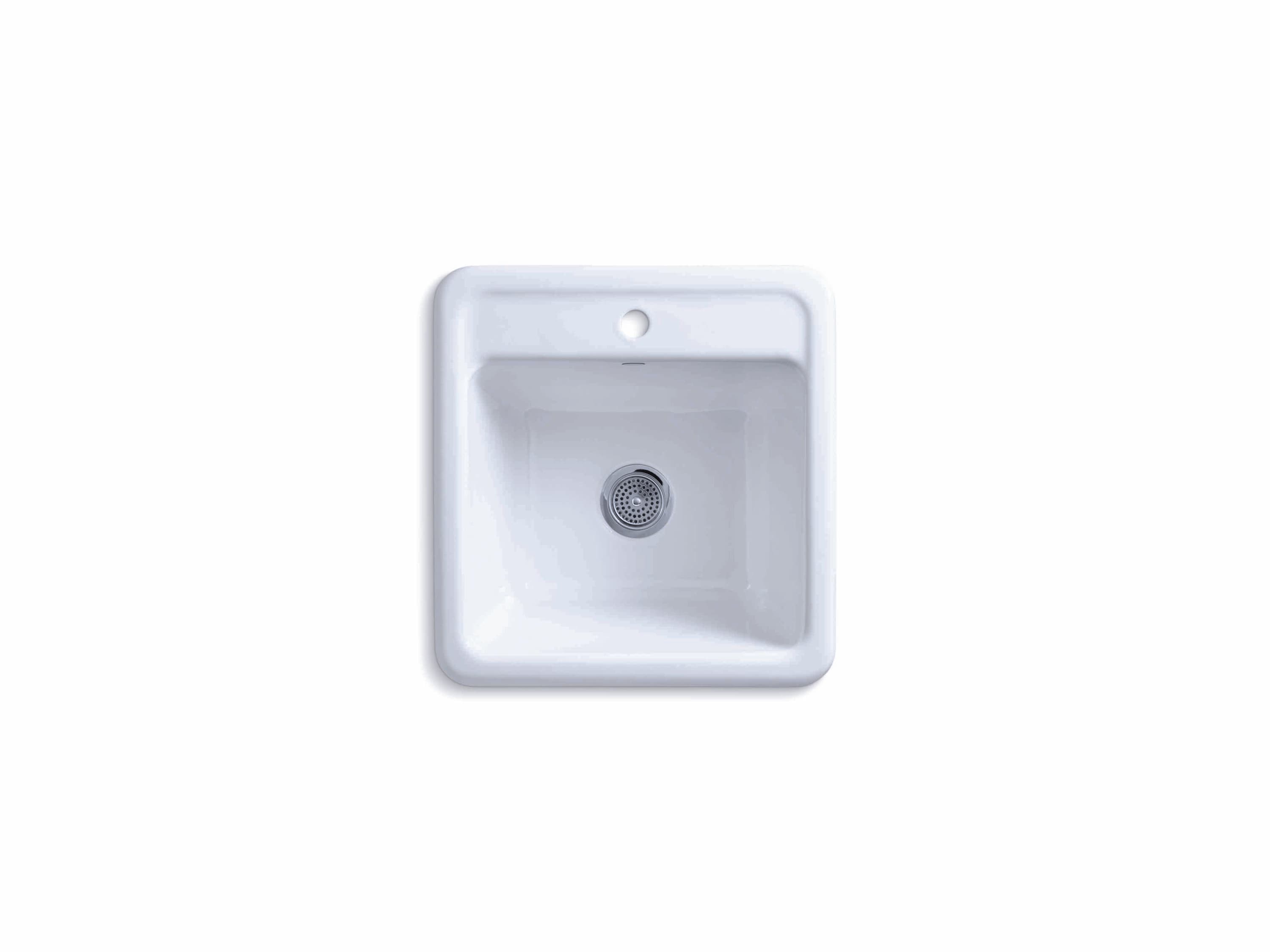 KOHLER 22 In X 21 In 1 Basin White Undermount Utility Tub In The   08844986 