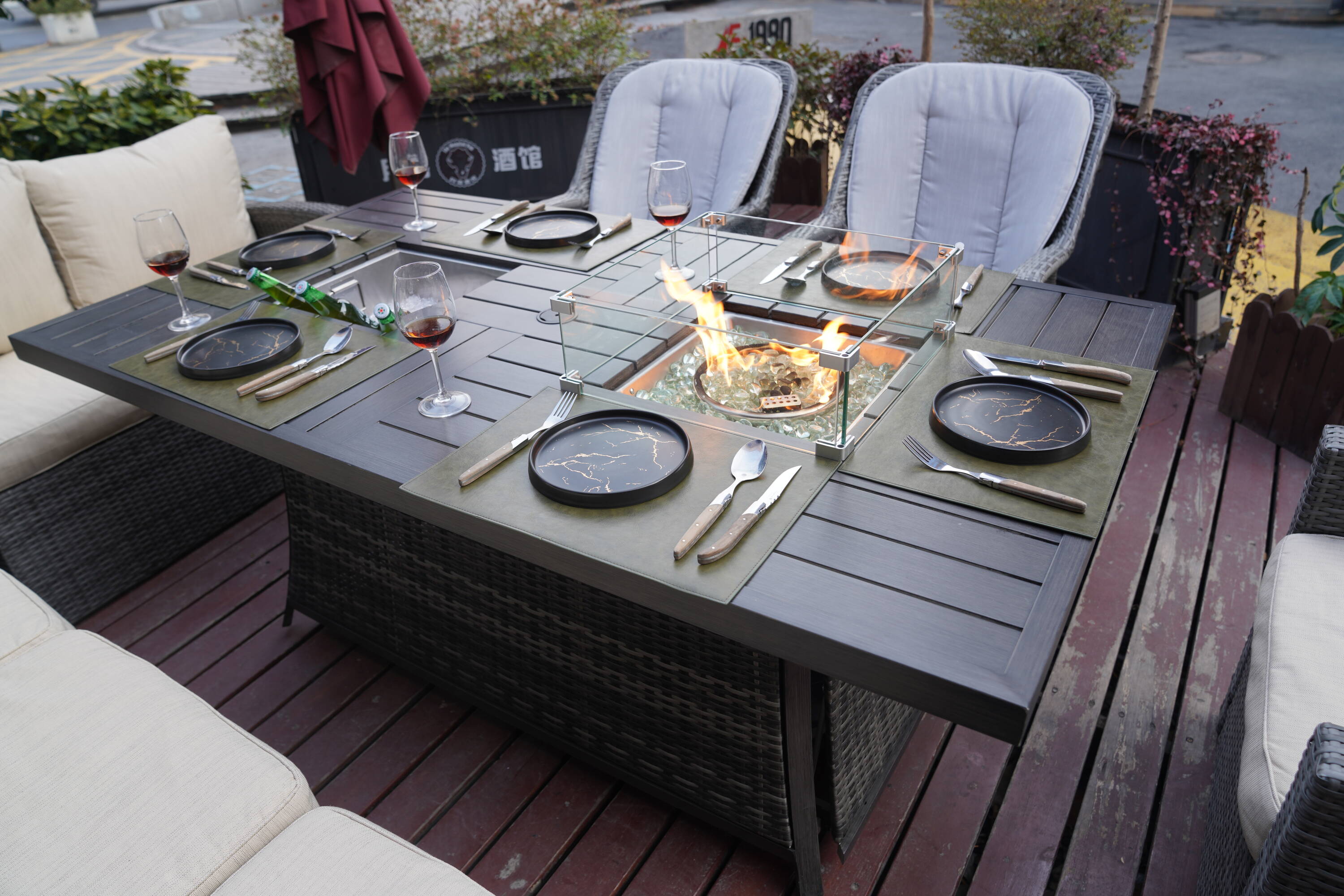 Direct Wicker DWG-1403B06FI009-G Patio-Dining-Sets - View #9