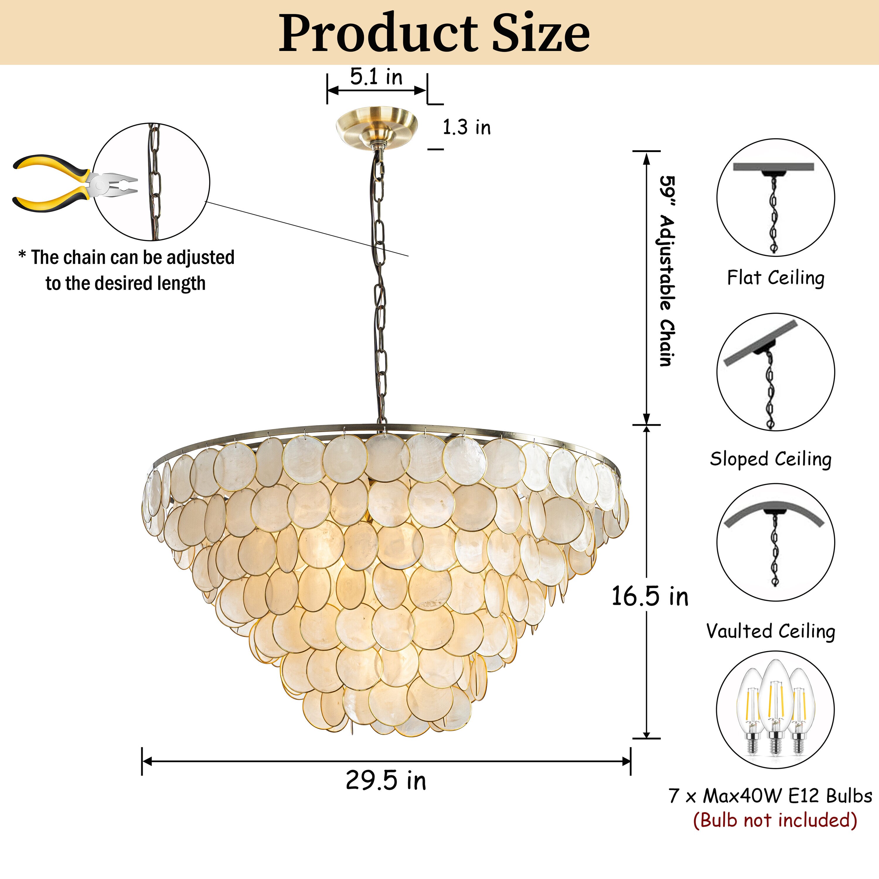AloaDecor Lighting L7218D75BZ10A b090015 - View #3