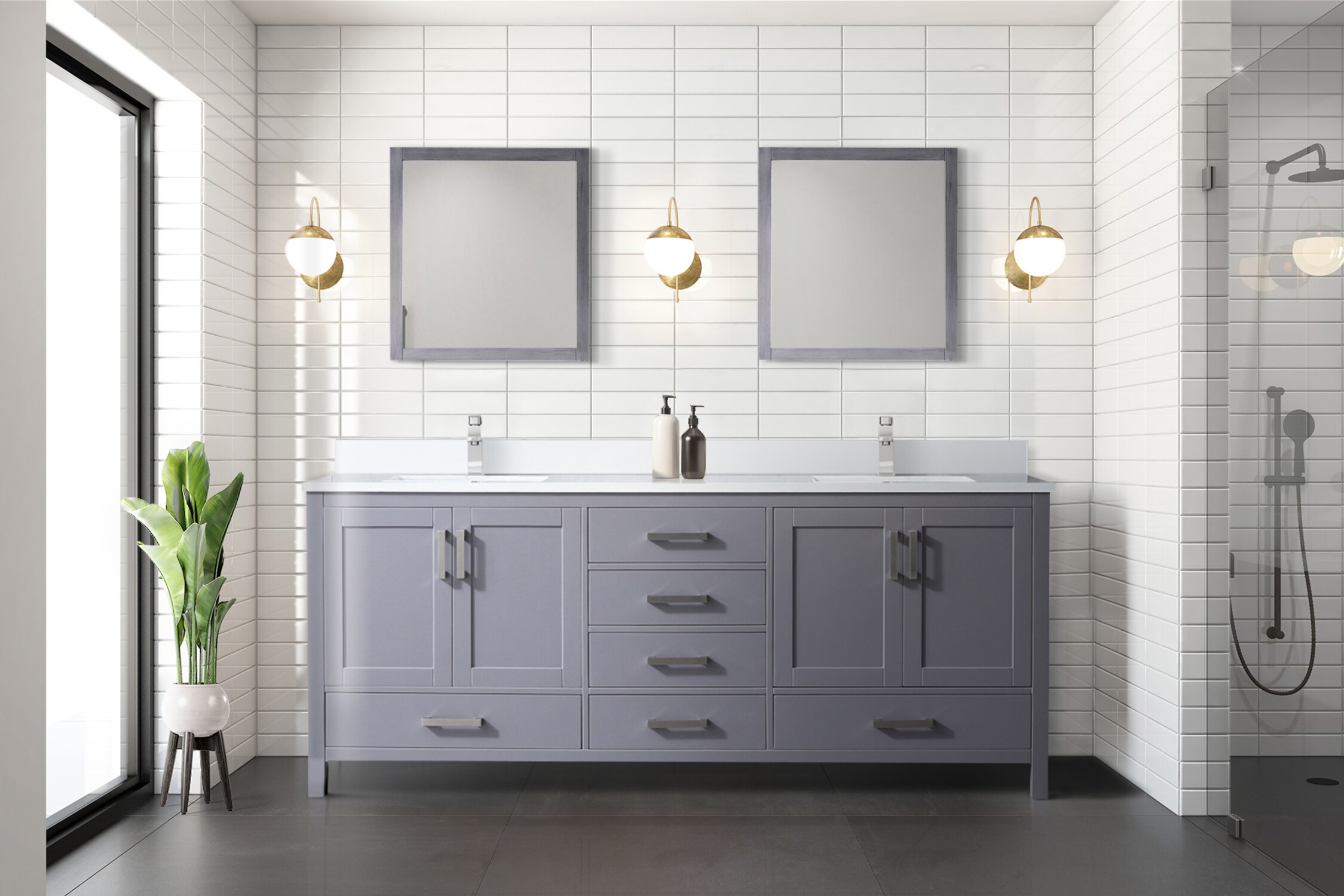 Lexora LVJ80DB311 Bath-Vanity-Combo - View #10