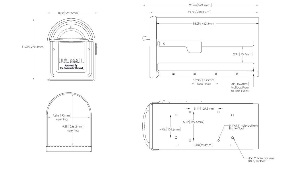 Architectural Mailboxes 7900-2GR-R-10 mailboxes - View #7