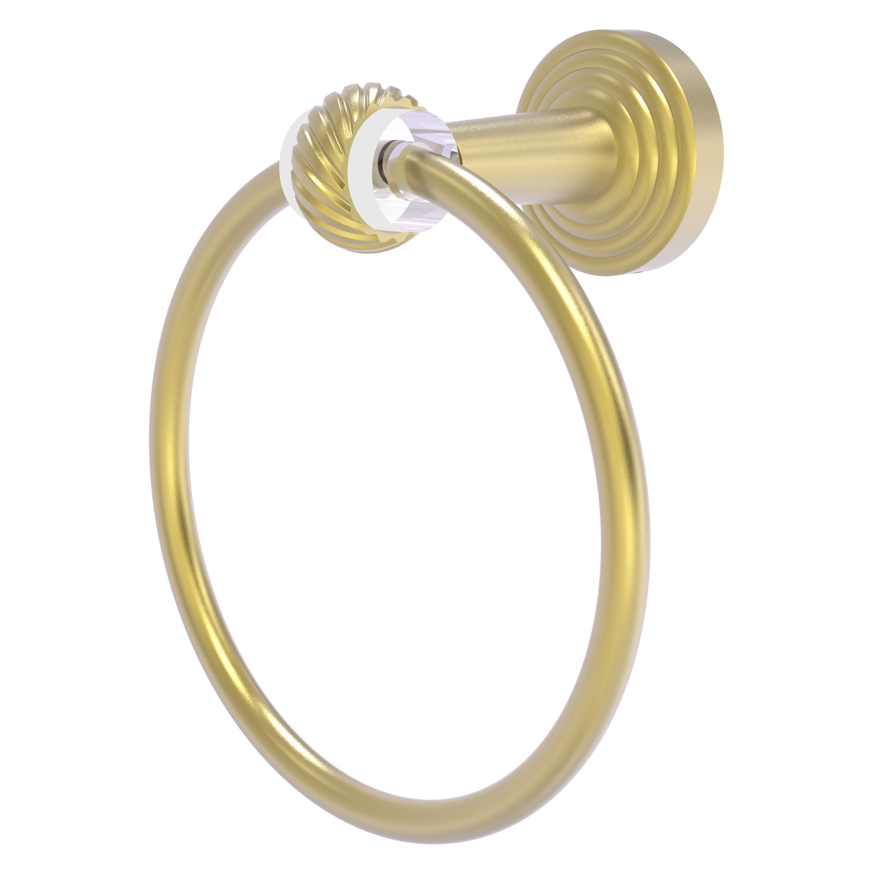 Allied Brass PB-16T-SBR Pacific Beach Satin Brass Wall mount Single Towel Ring