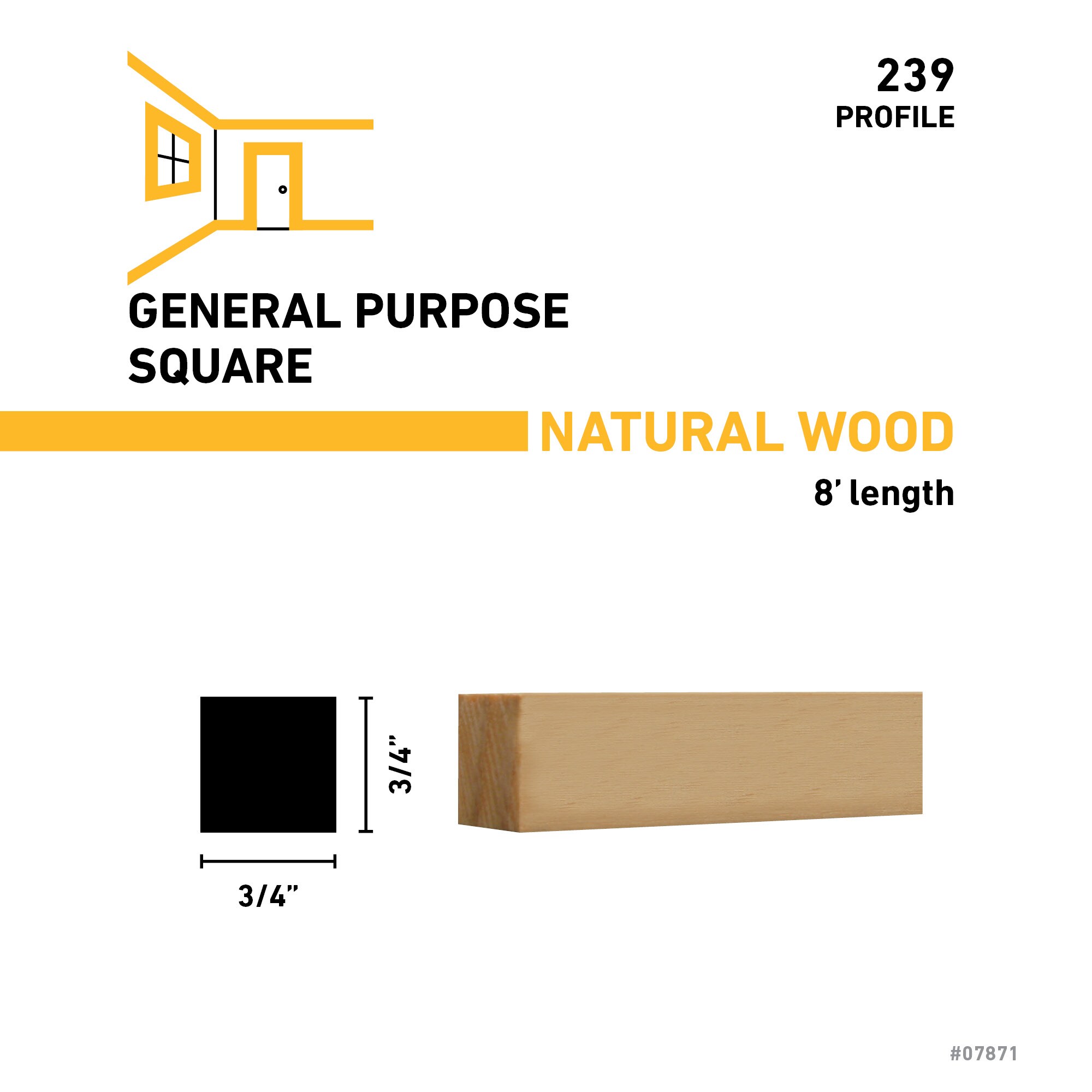 RELIABILT 239 8PINE Square-Lattice-Moulding - View #9