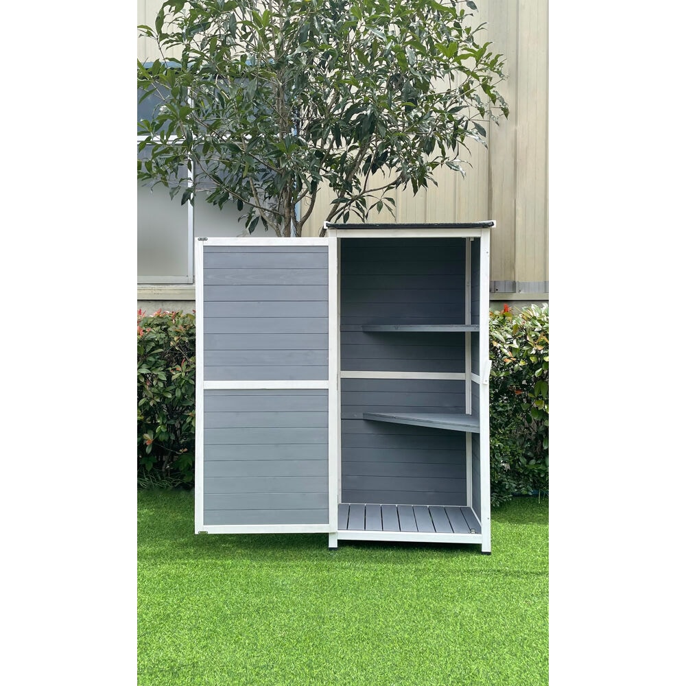 Hanover HANWS0107-GRY Small-Outdoor-Storage - View #6