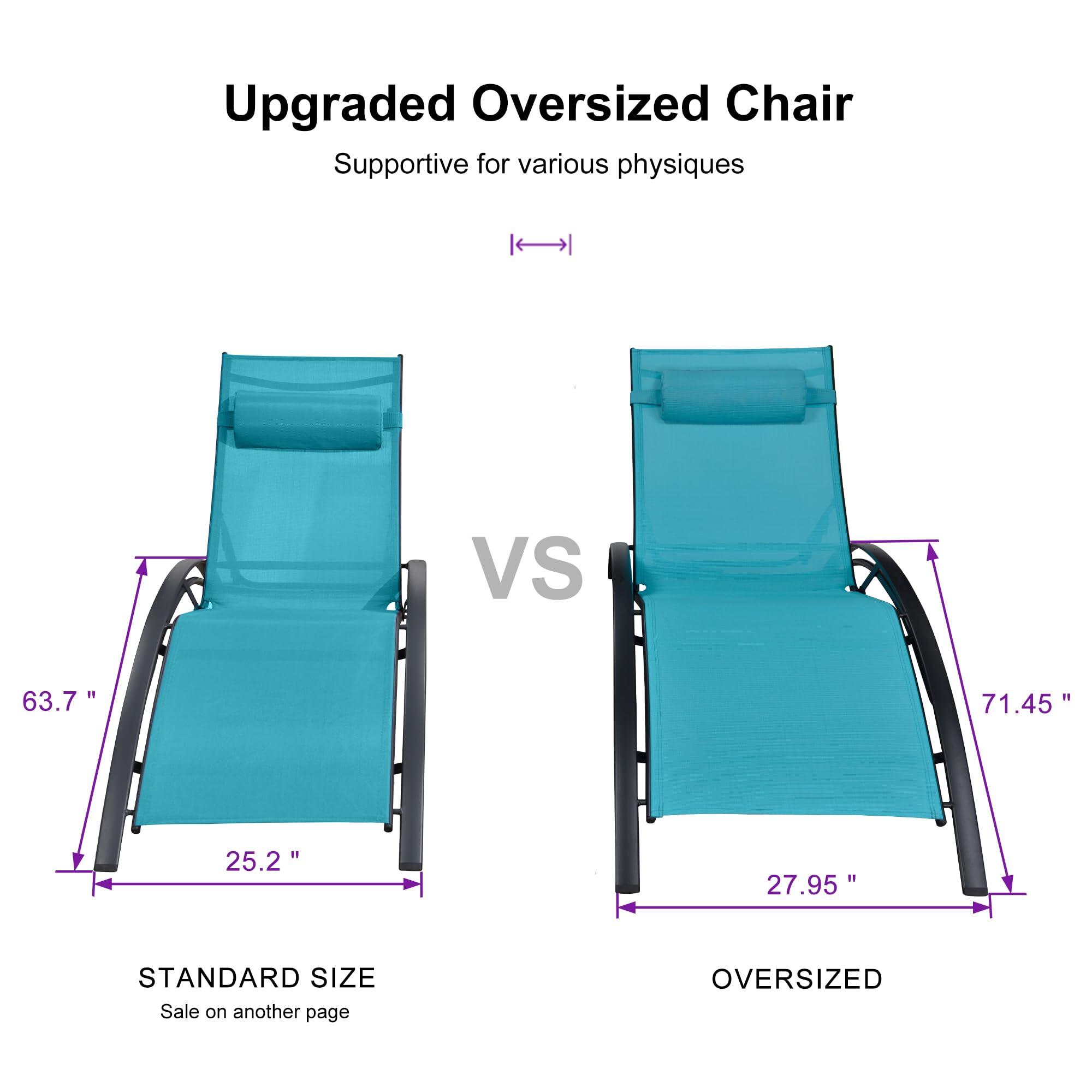 PURPLE LEAF LSMCLS01-XXL-BL Patio-Chairs - View #4