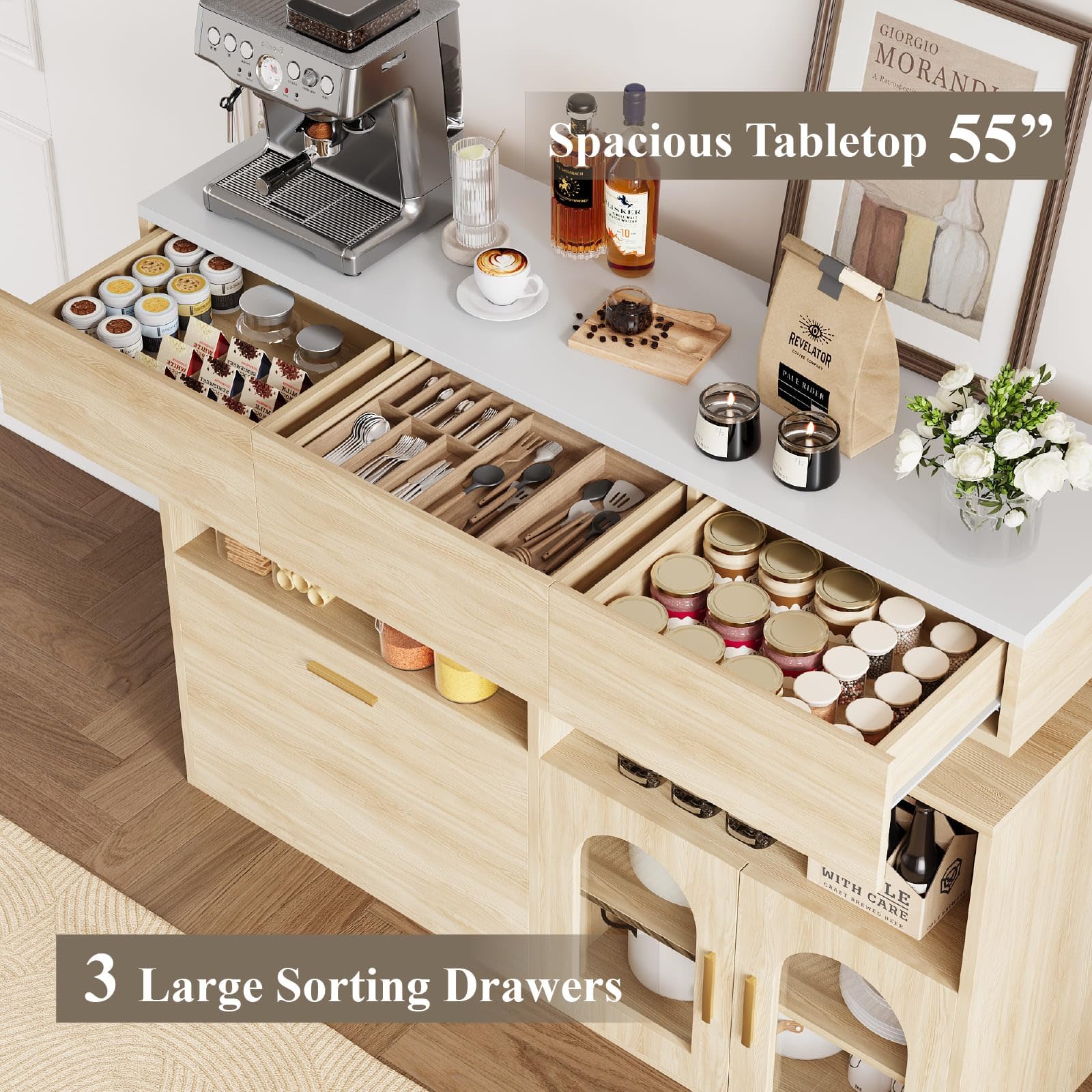 GarveeLife C3H-QJSGNT-UD0ANO Dining-Kitchen-Storarge - View #3
