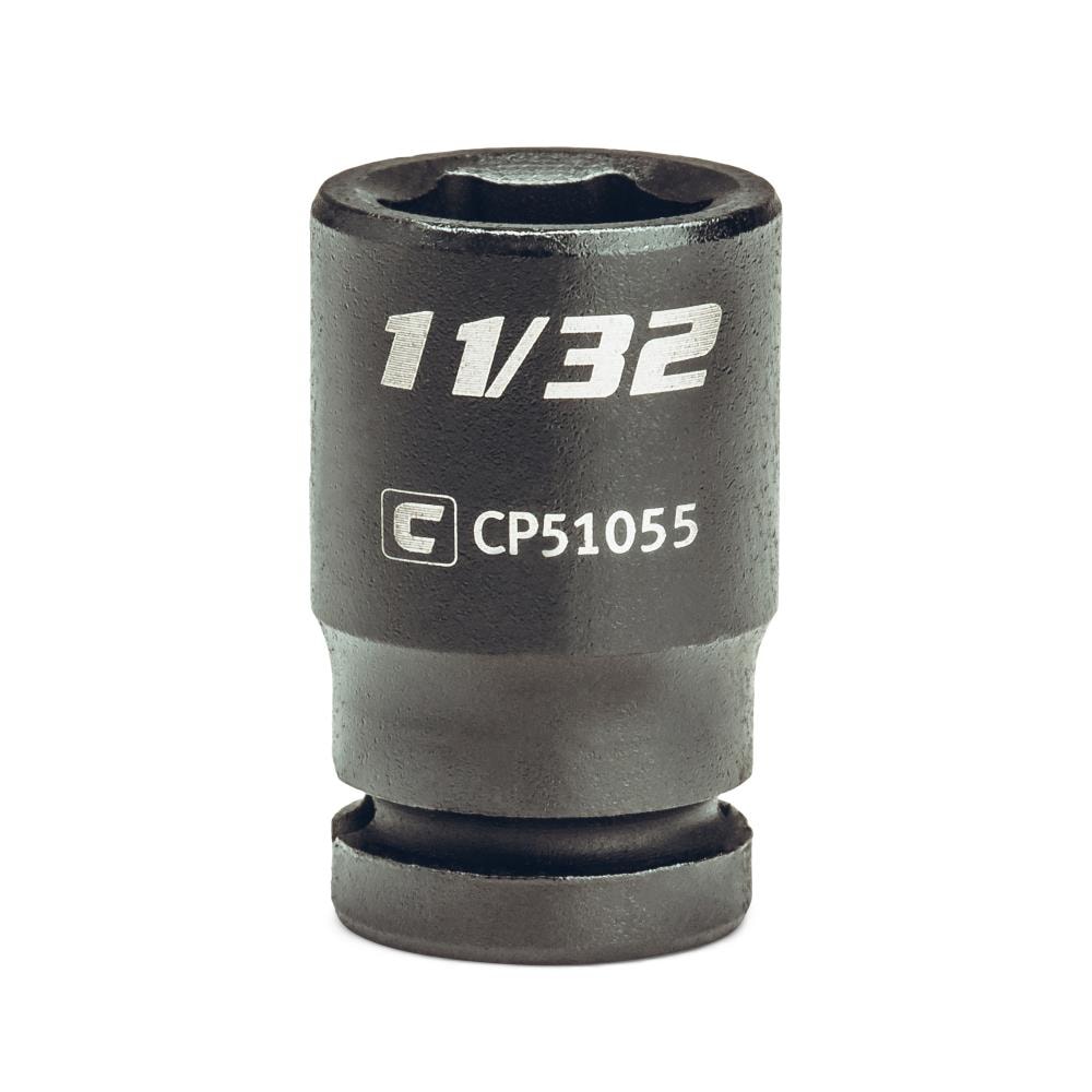 Capri Tools CP51055 Standard (SAE) 1/4-in Drive 11/32-in 6-point Impact Socket Individual